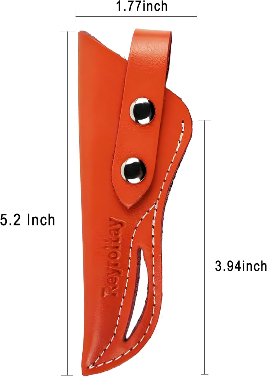Barber Hair Scissor Case, Premium Leather Sheath for 6” & 6.5” Hairdressing Scissors, Salon Stylist Tool Organizer with Secure Snap Closure Bag