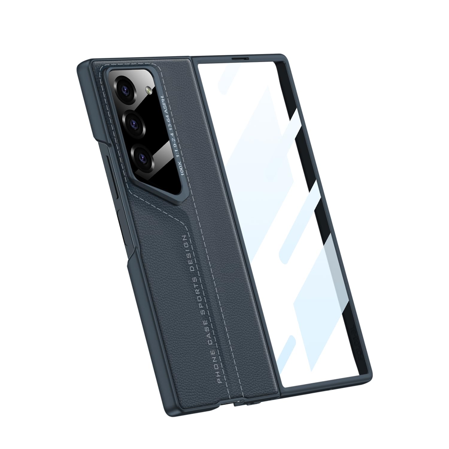 Housse Galaxy Z Fold 6 en cuir Blade Slim et finition premium verte - 7