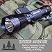 Supernova Guardian 1300XL Professional Series Ultra Bright Rechargeable Tactical LED Flashlight with Remote Pressure Switch and BrightStart Technology