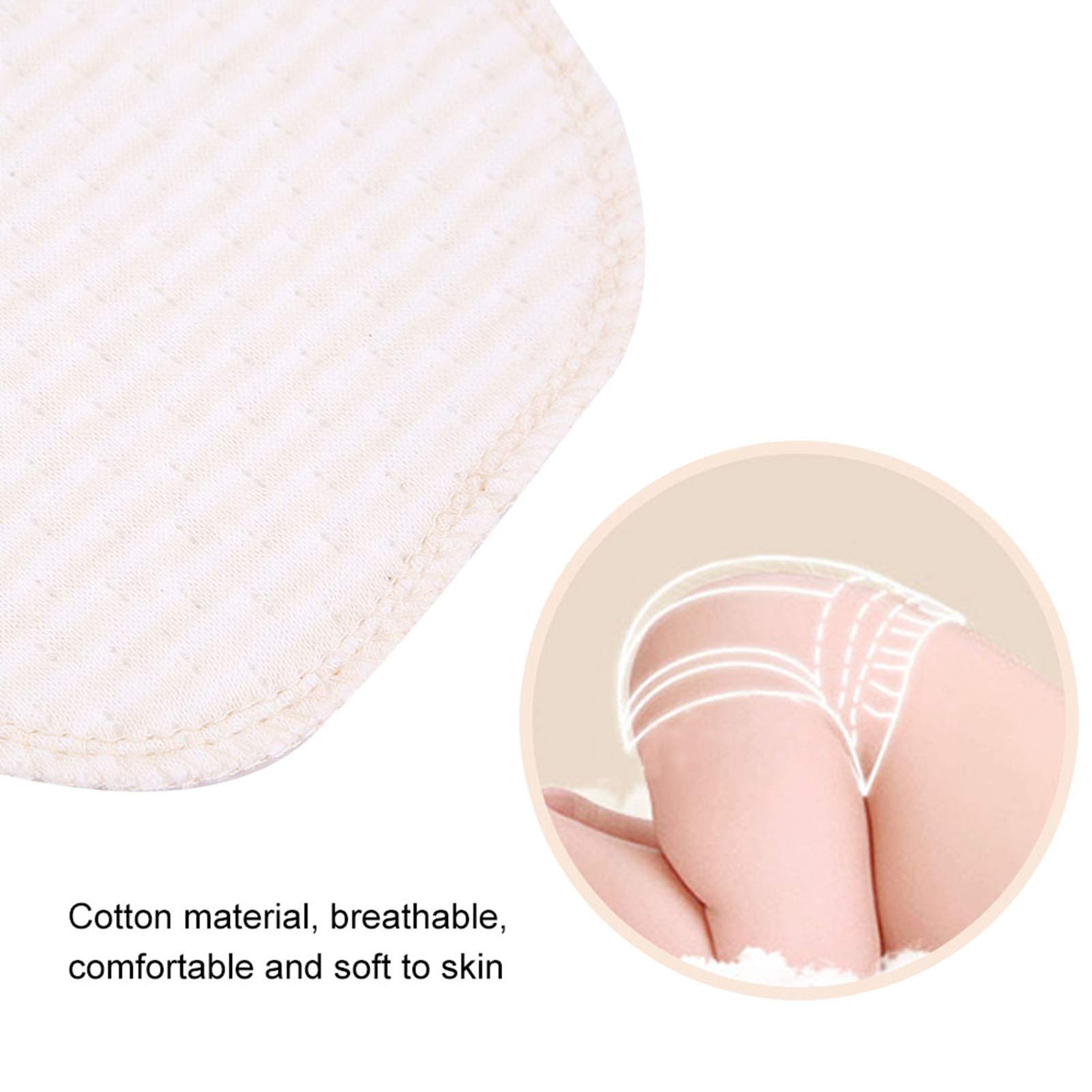 10 Pcs Bébé Couches, Coton Doux Respirant Bonne Absorption D'eau Doublures De Couches Réutilisables Insérer Des Couches Lavables