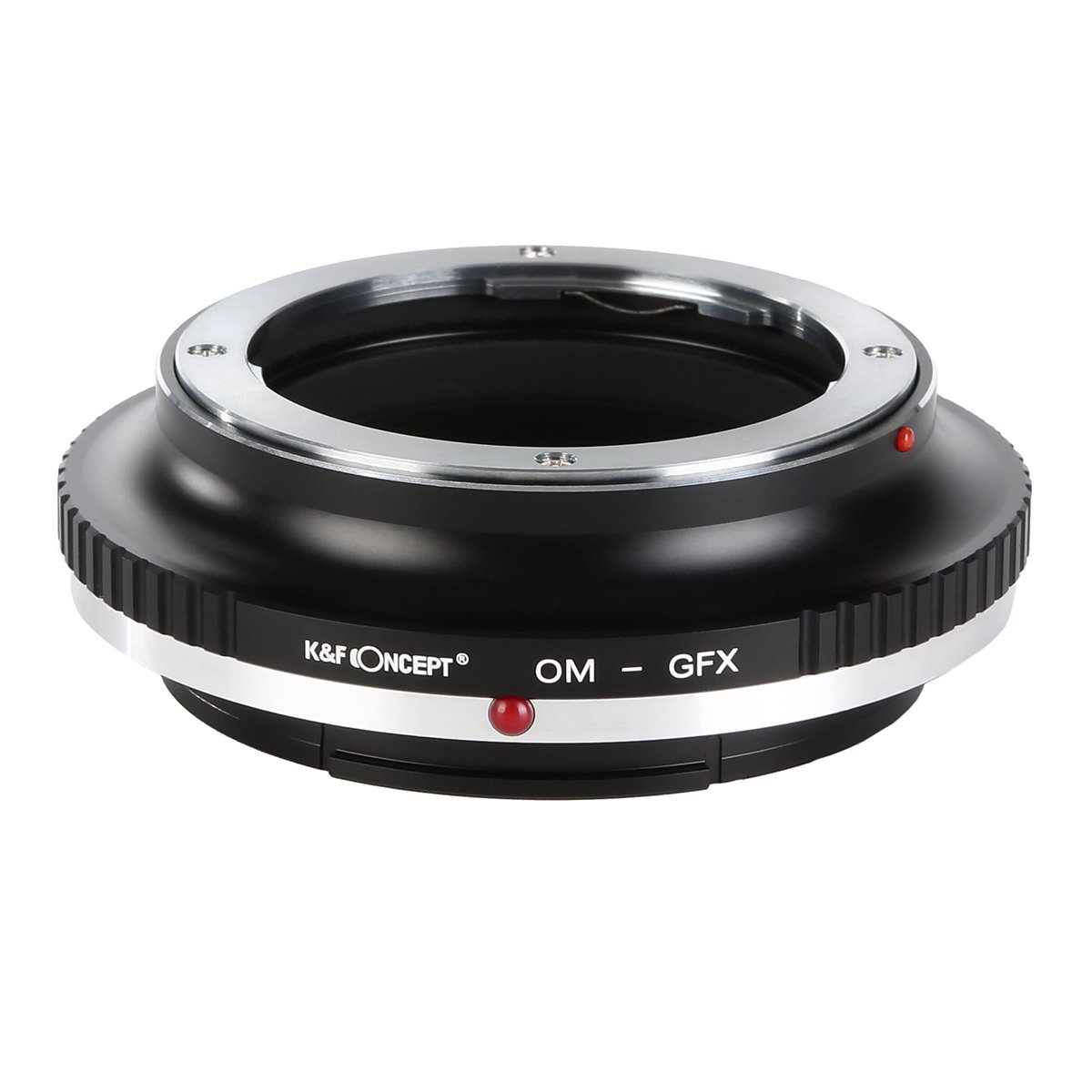 K&F CONCEPT OM-GFX Adattatore Anello Adattatore di Montaggio per l'Obiettivo di Compatibile con Compatibile con Olympus OM a Fotocamera Compatibile con Fujifilm GFX Serie