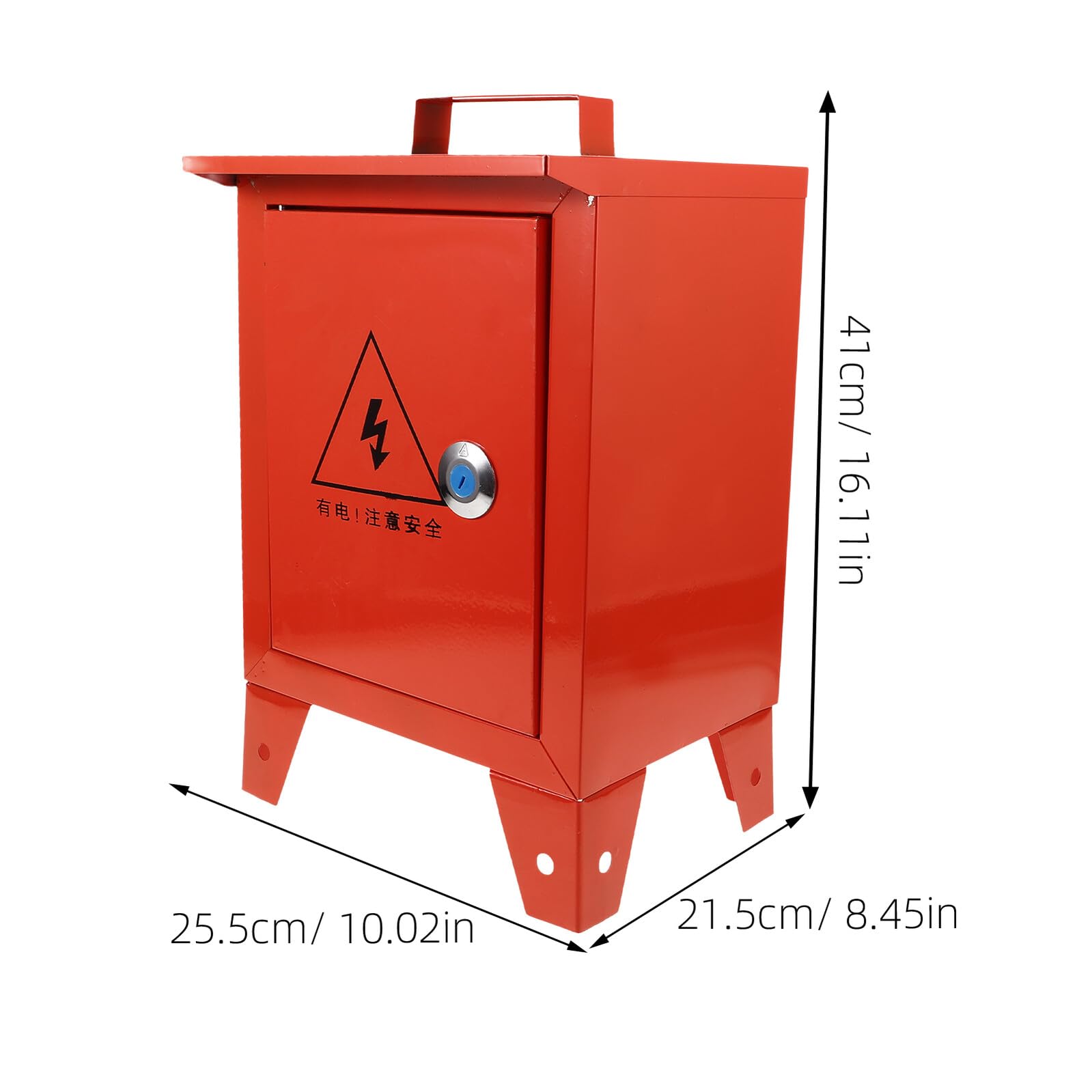 Tragbare Handbox aus Metall als Stromverteilerkasten für Werkstatt