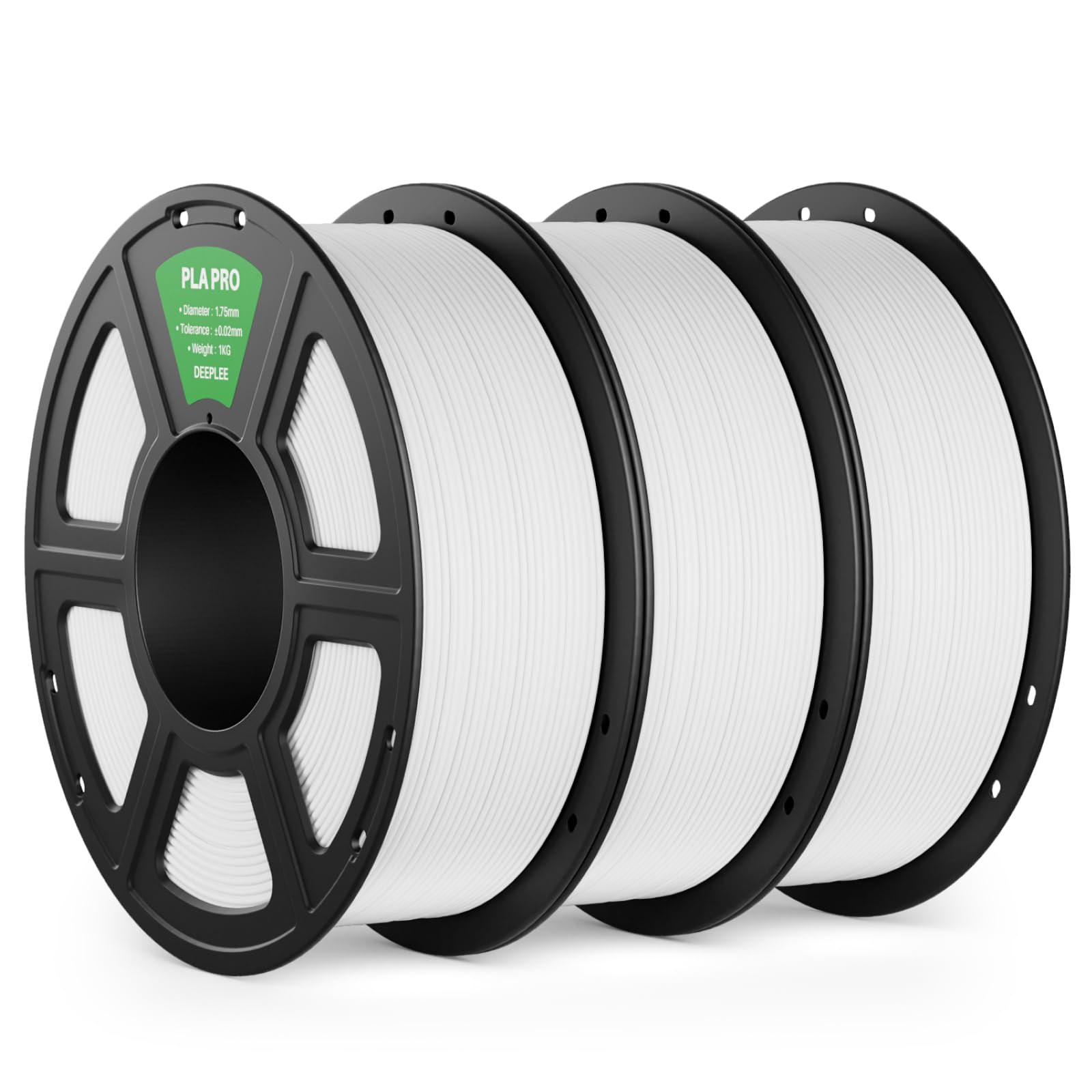 filamento 3d deeplee pla 175 mm 3 kg bianco