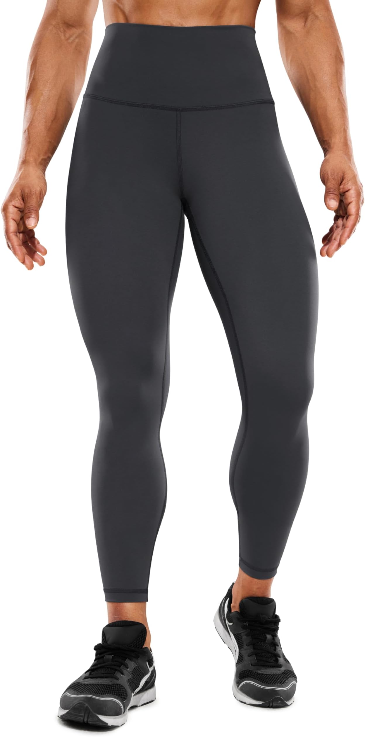 CRZ YOGA Women's 25''/28'' Hugged Feeling High Waist Leggings Squat Proof Gym Workout Leggings Compression Yoga Pants