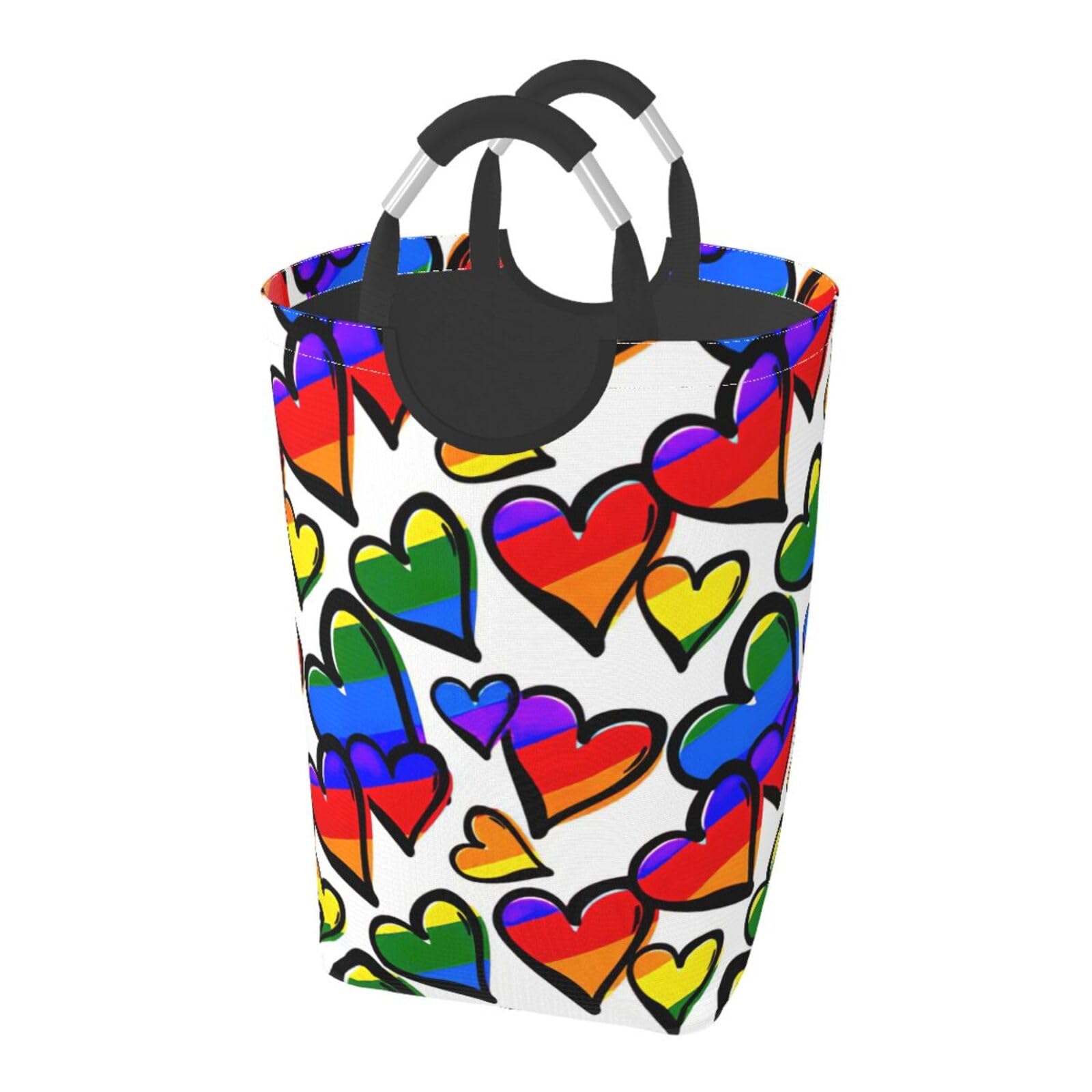 Panier à linge pliable 50 l grand bac de rangement en tissu pour salle de bain