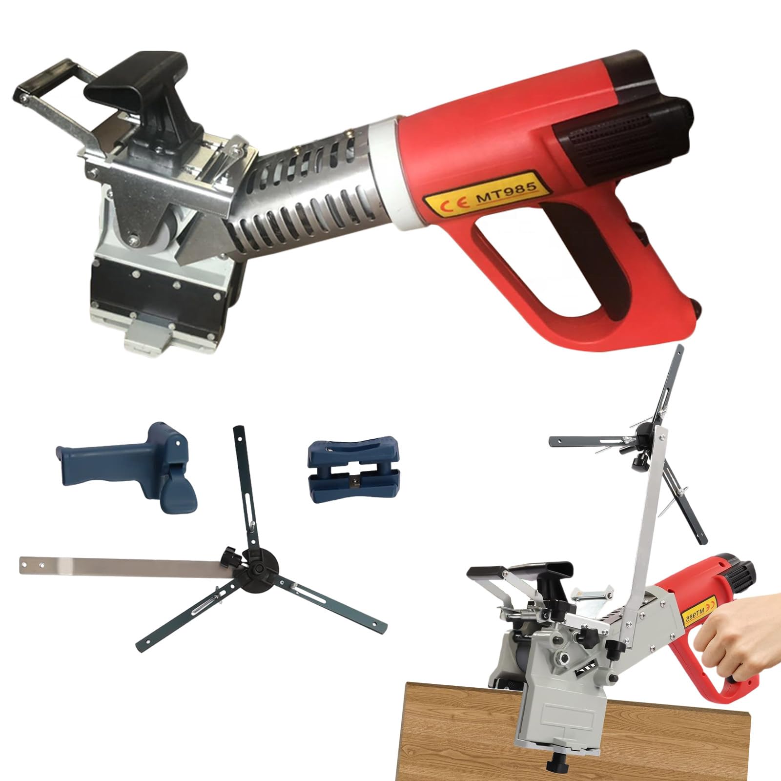 RoboratyCurve Straight Edge Bander 2200W - Woodworking Tool for Panel Furniture and Cabinet Production, with Edge Banding Trimmer Included