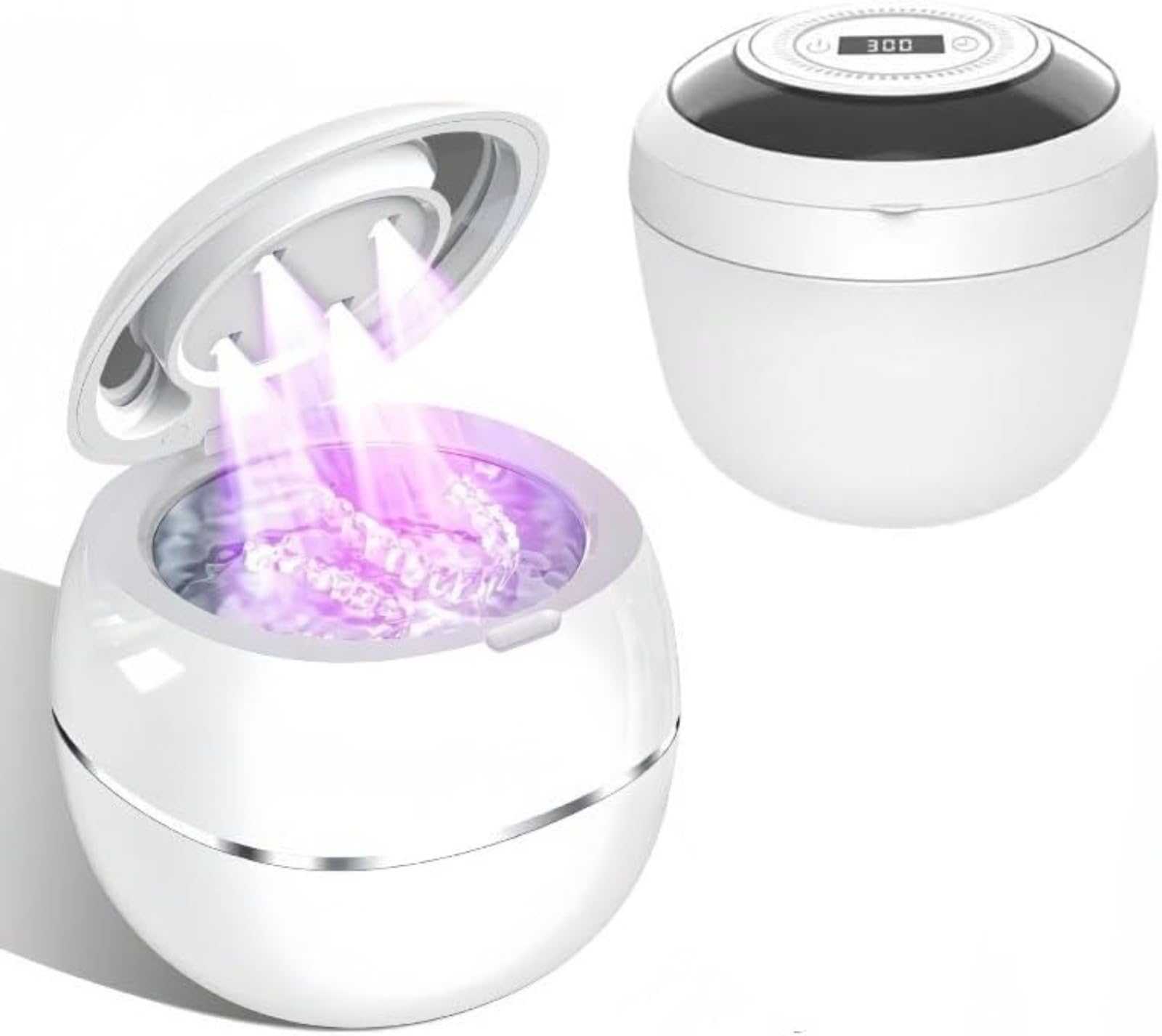 Sterilizzatore per protesi, sterilizzatore UV, tasso di sterilizzazione del 99%, display digitale, compatto, per la cura della protesi