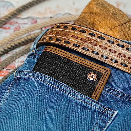 HOOEY Hands Up All Over Rodeo Wallet Brown4