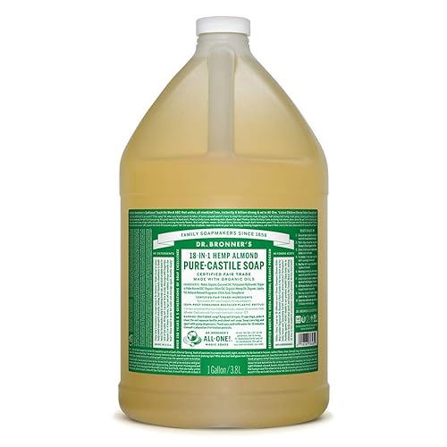 Miniatura 1 de Jabón líquido Pure-Castile del Dr Bronner almendra 1 galón