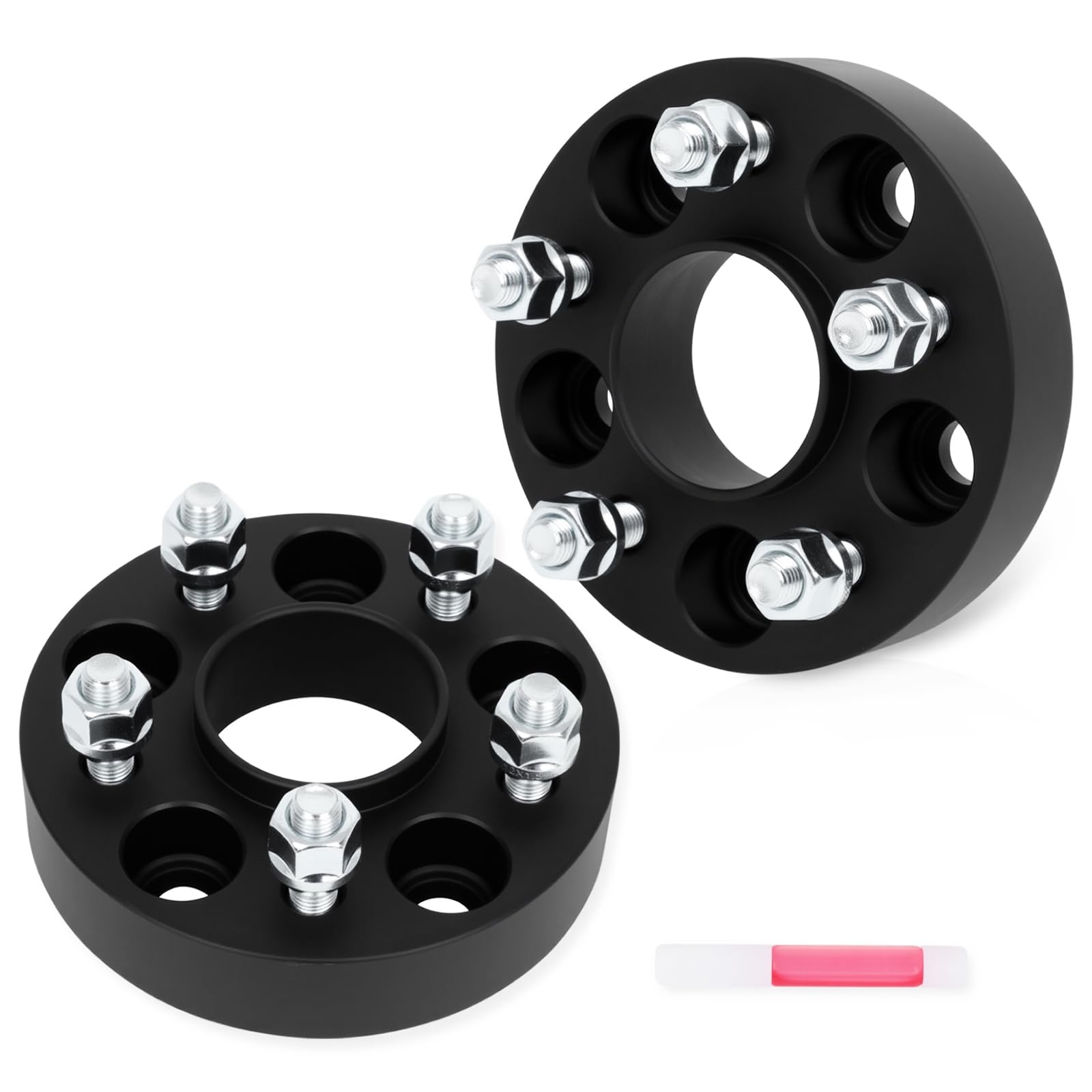 SCITOO 2Pcs 1.25 inch Wheel Spacers 5x108 to 5x108 with Studs 12x1.5