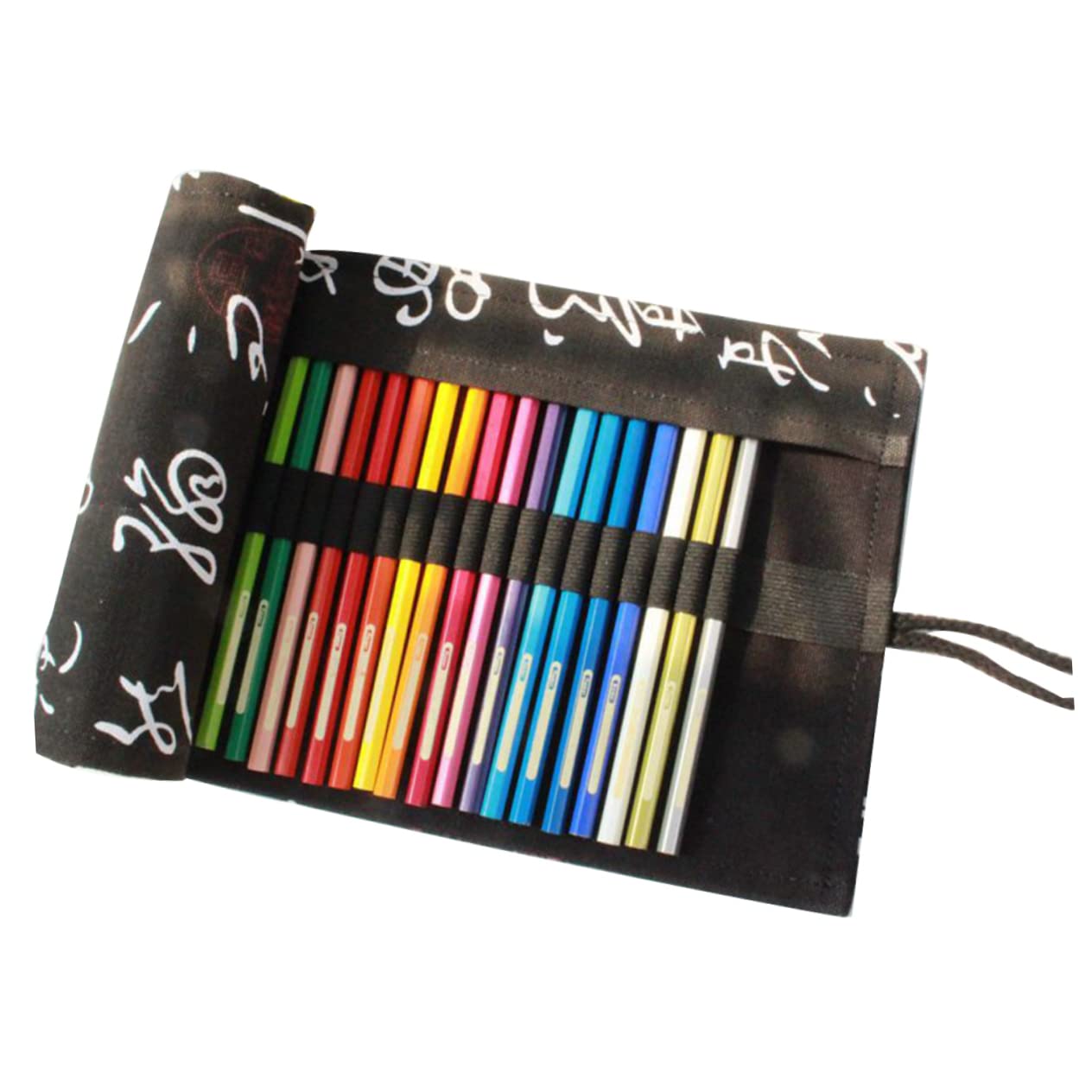 STOBOK Rolling Pencil Storage Organizer Rolling Pencil Holder Knitting Pencil Holder Storage Pen Holder Storage Bag Pencil Case Calligraphy Pen Bag Pencil Roll Wrap Portable Pencil Pouch
