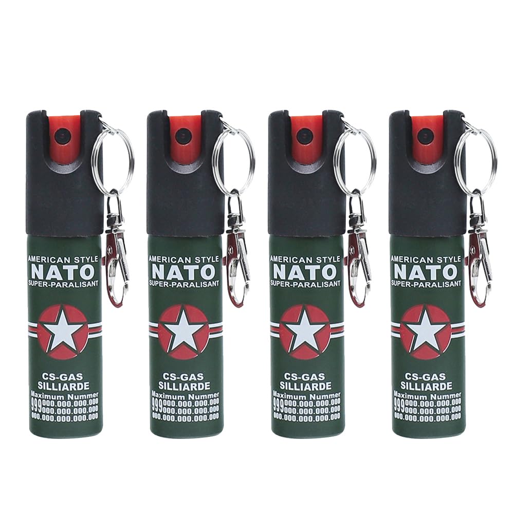 20ml Pepper Spray, Quick Release Keychain, Mini and Easy to Carry, Easy to use, Quick to use - Suitable for Walking, Jogging, Commuting, etc.