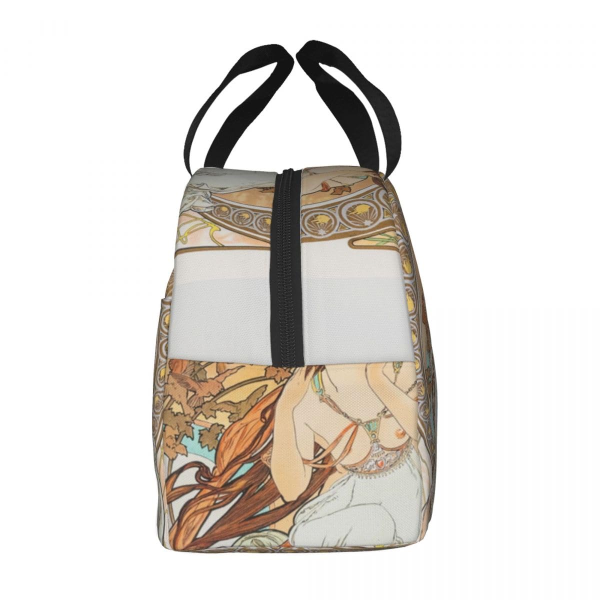 Amazon｜アルフォンス・ミュシャ 7 弁当バッグ トートバック 断熱