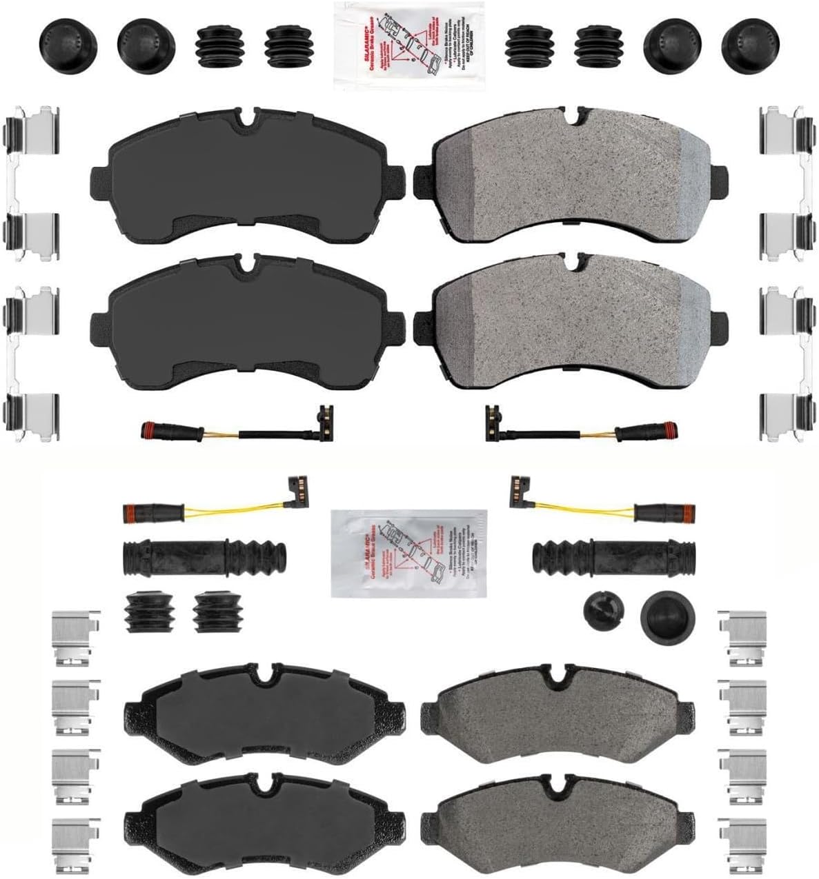 AmeriPLATINUM Fleet Duty s Single Rear Wheel Low-metallic NAO
