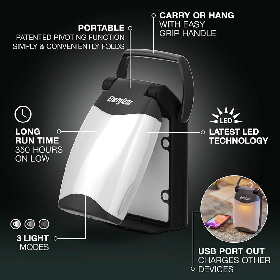 (未使用･未開封品)　Energizer WRLMF35E TESCO LED Lantern by Energizer qdkdu57 Amazon.com: Energizer Weatheready Folding LED Portable