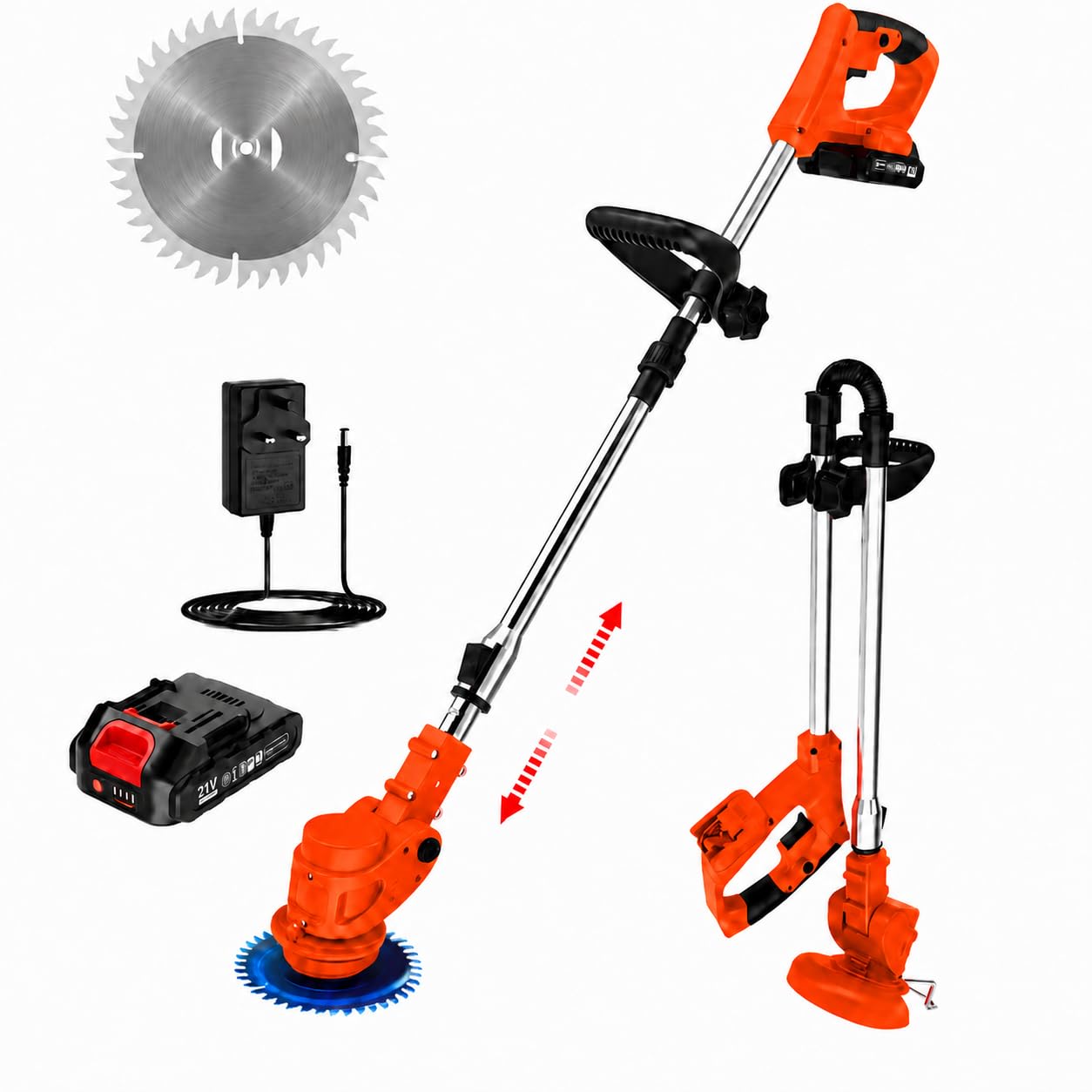Decespugliatore a batteria per terrazze e aiuole