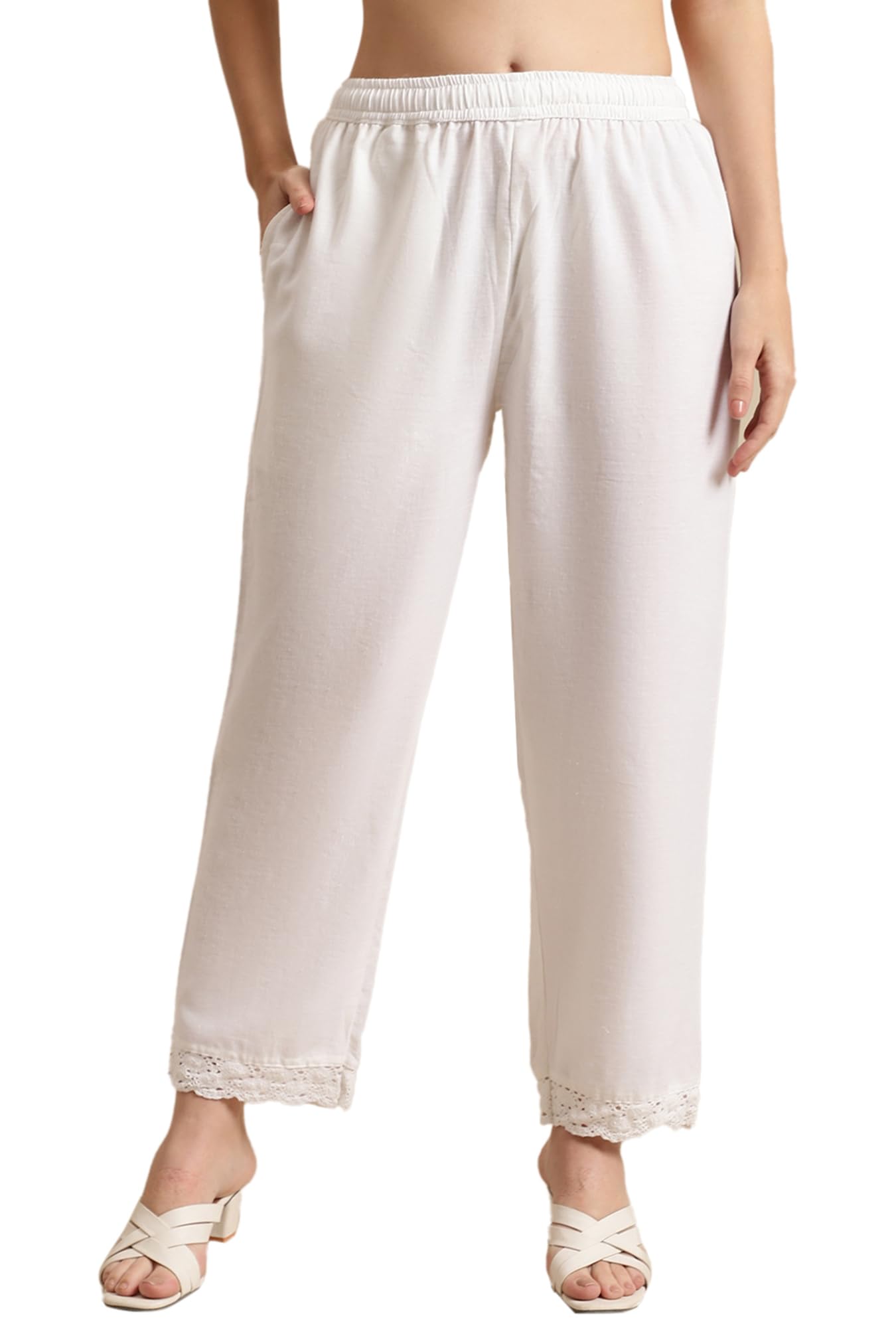 Women's Regular Fit High Rise Palazzo