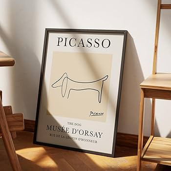 パブロ　ピカソ　アート　ヴィンテージ Amazon.co.jp: ヴィンテージ ピカソ 犬 猫 鳥 馬 キャンバス