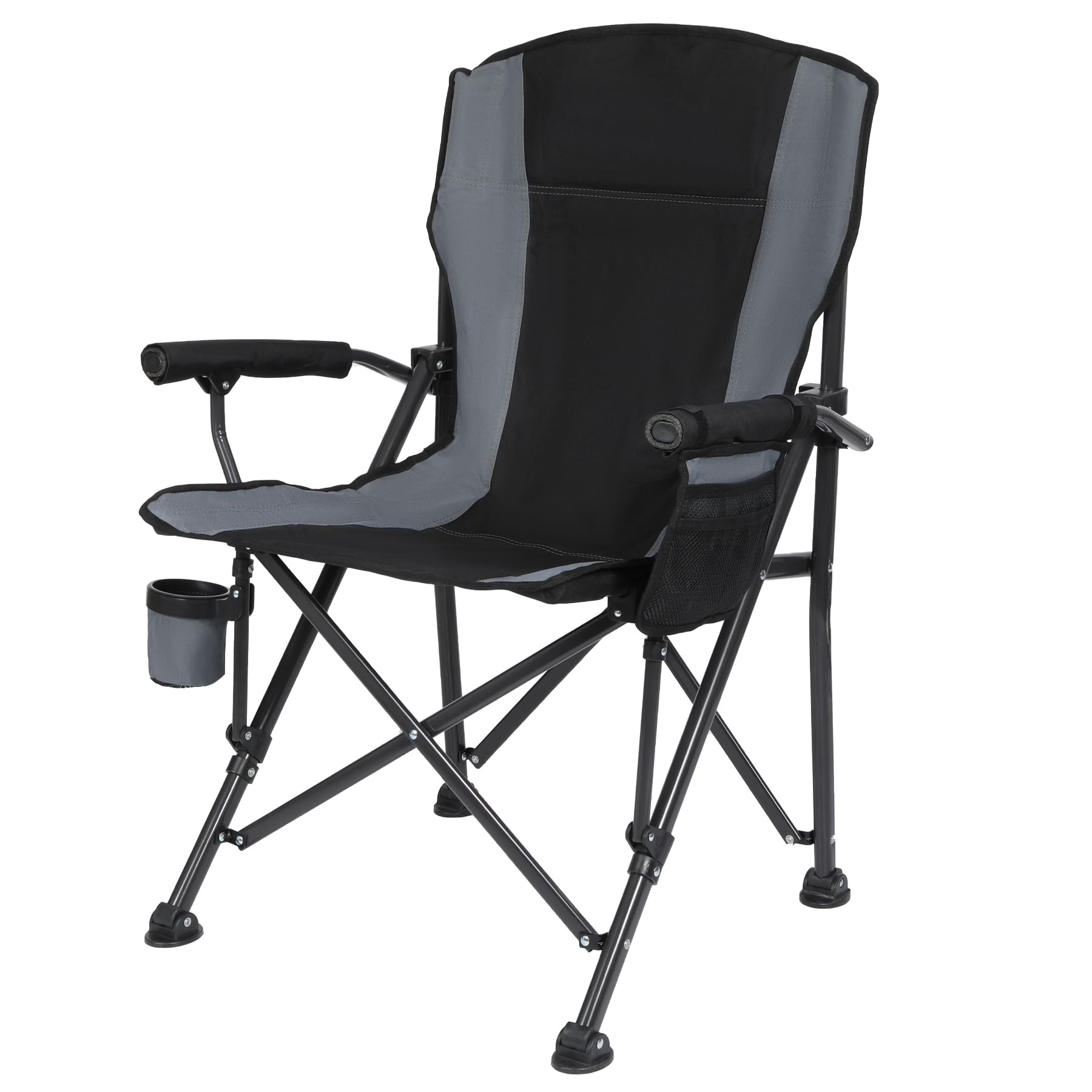 REDCAMP Oversized Folding Camping Chair for Adults Heavy Duty 250/300/330lb, Sturdy Steel Frame Outdoor Camp Chairs Portable Lawn Chair with High Back