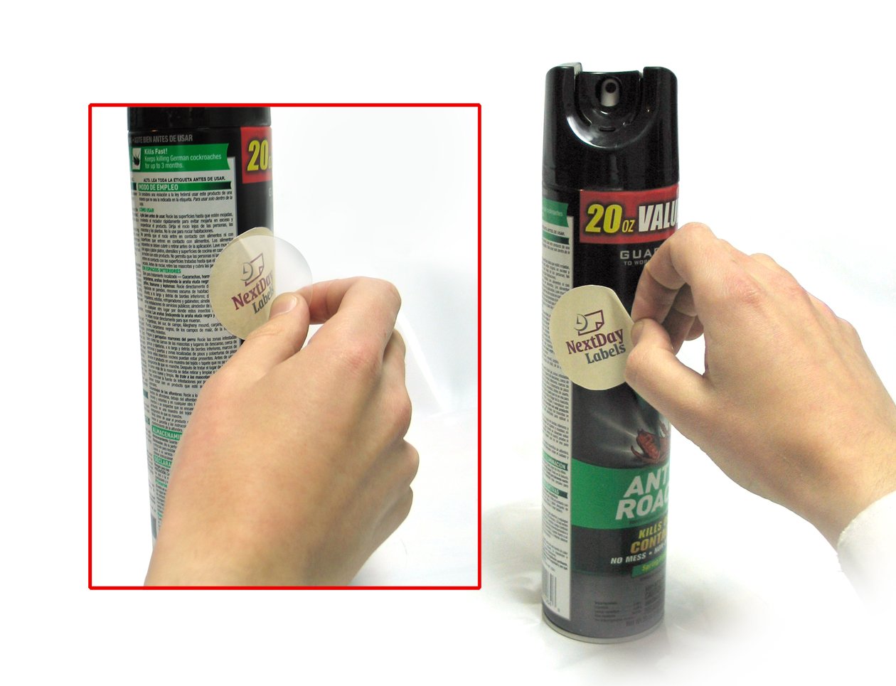 500 Clear Round Wafer Seals – 2-Inch Diameter Sticker Circles With Easy Peel Tabs