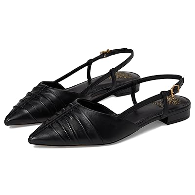 Vince Camuto Agnes Bunched Toe Slingback Flat Mules Women