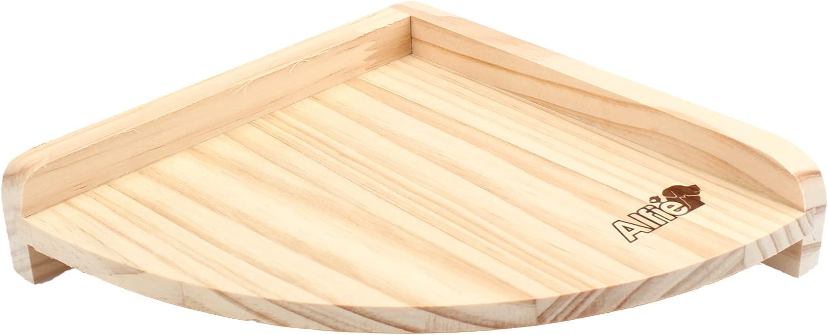 AlfiePet - Nick Wood Corner Platform for Mouse, Chinchilla, Rat, Gerbil and Dwarf Hamster