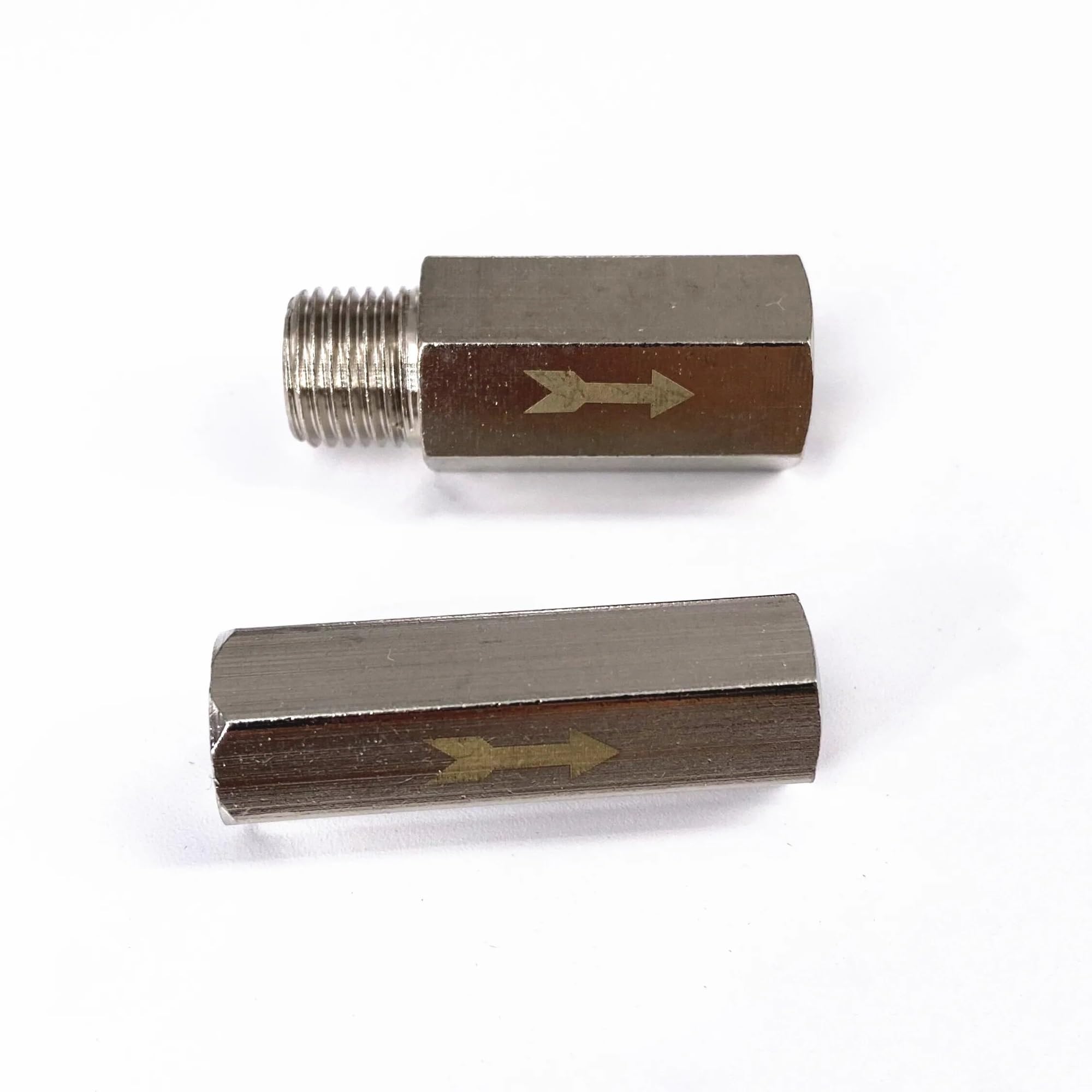 Clapet anti-retour pneumatique 3/8 BSPT laiton mâle femelle