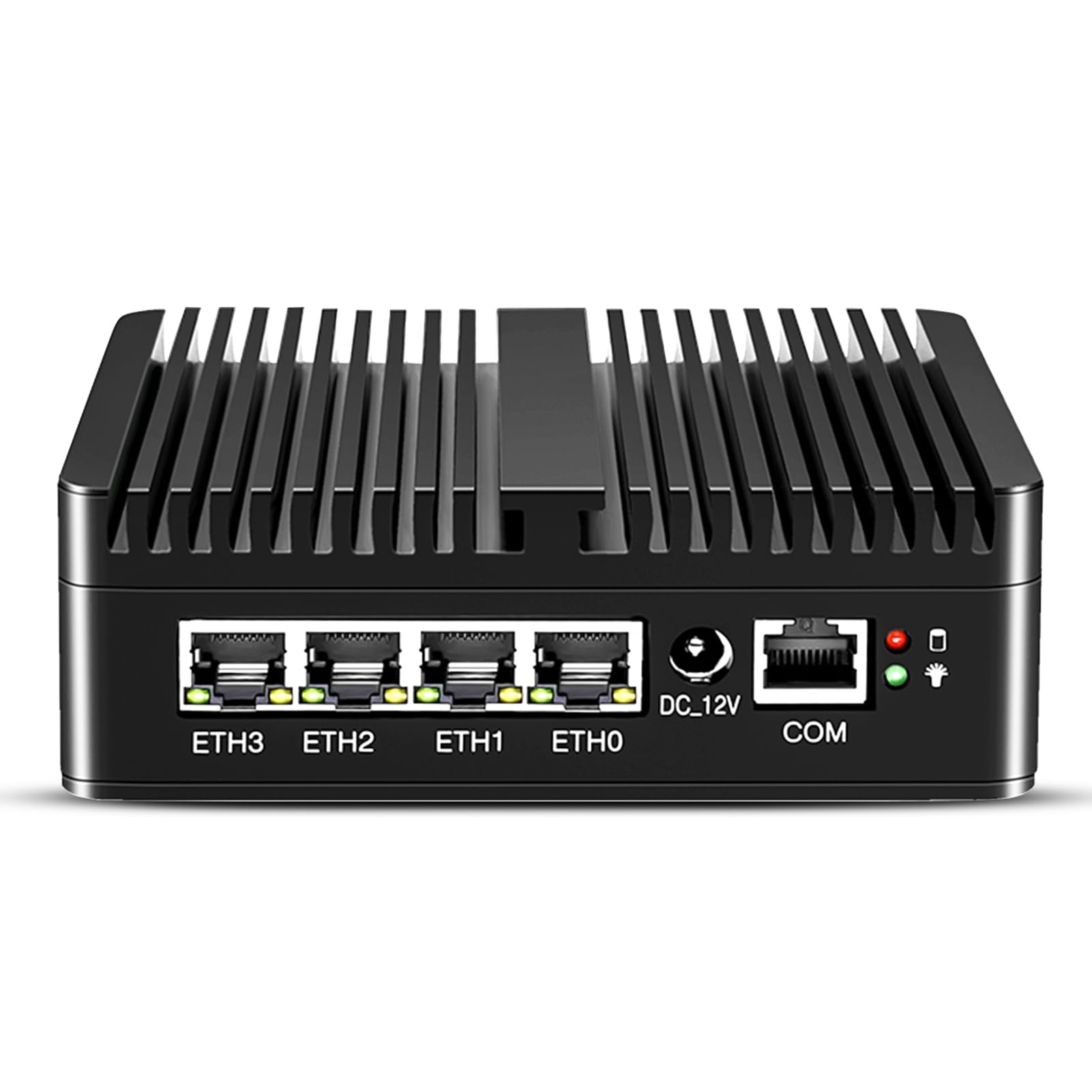 4 Port Firewall Micro Appliance Mini PC- Quad Core Celeron J6412 Fanless Router PC Barebone Support OPNsense P-F-Sense