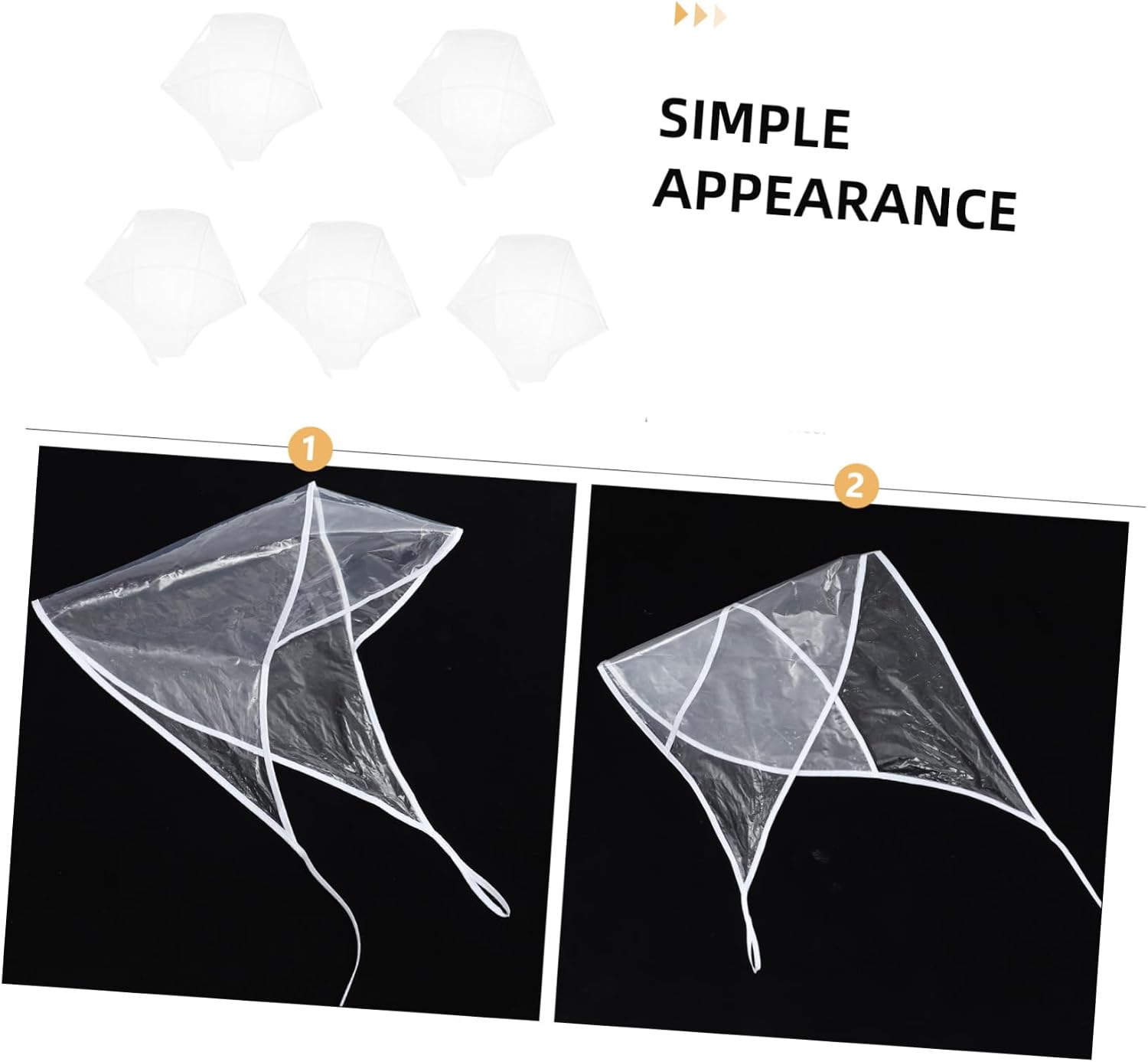 5pcs Waterproof Sunscreen Hair Styling Maintain Hat Plastic Hair Cover Bonnet for Women for Rainy Days and Outdoor Activities White