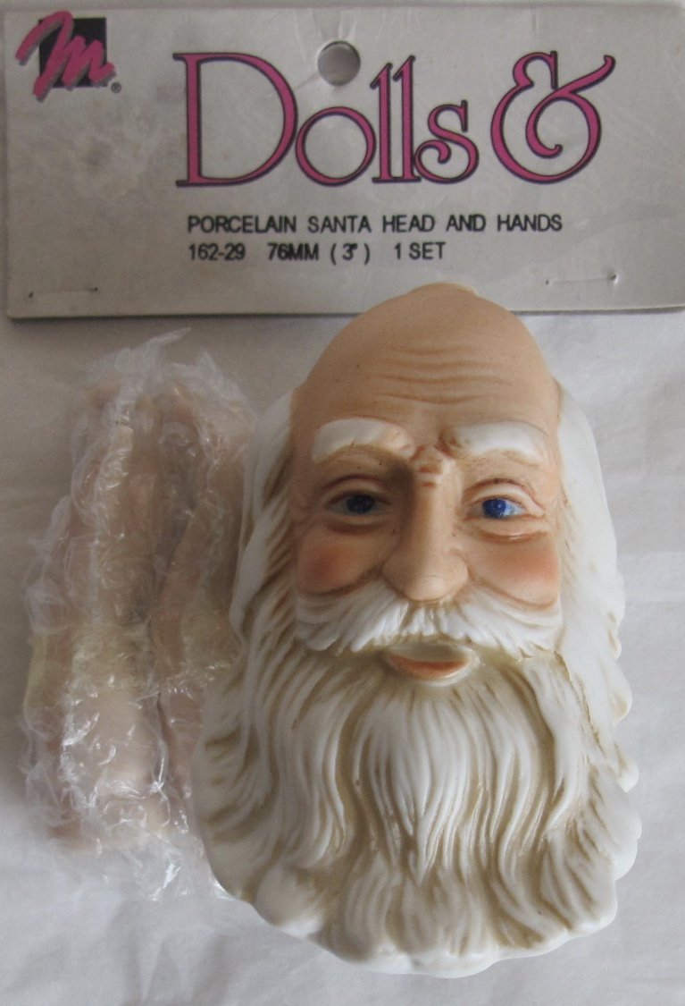 Mangelsens Craft Set Of Porcelain Santa Doll Head Desertcart