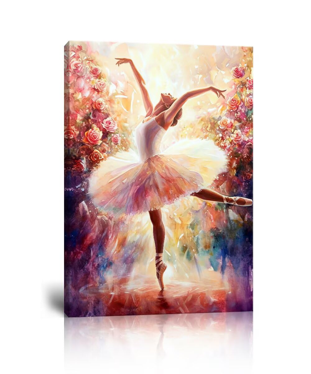 Amazon.com: Ballet Poster Woman Dancing Poster Vintage Colourful