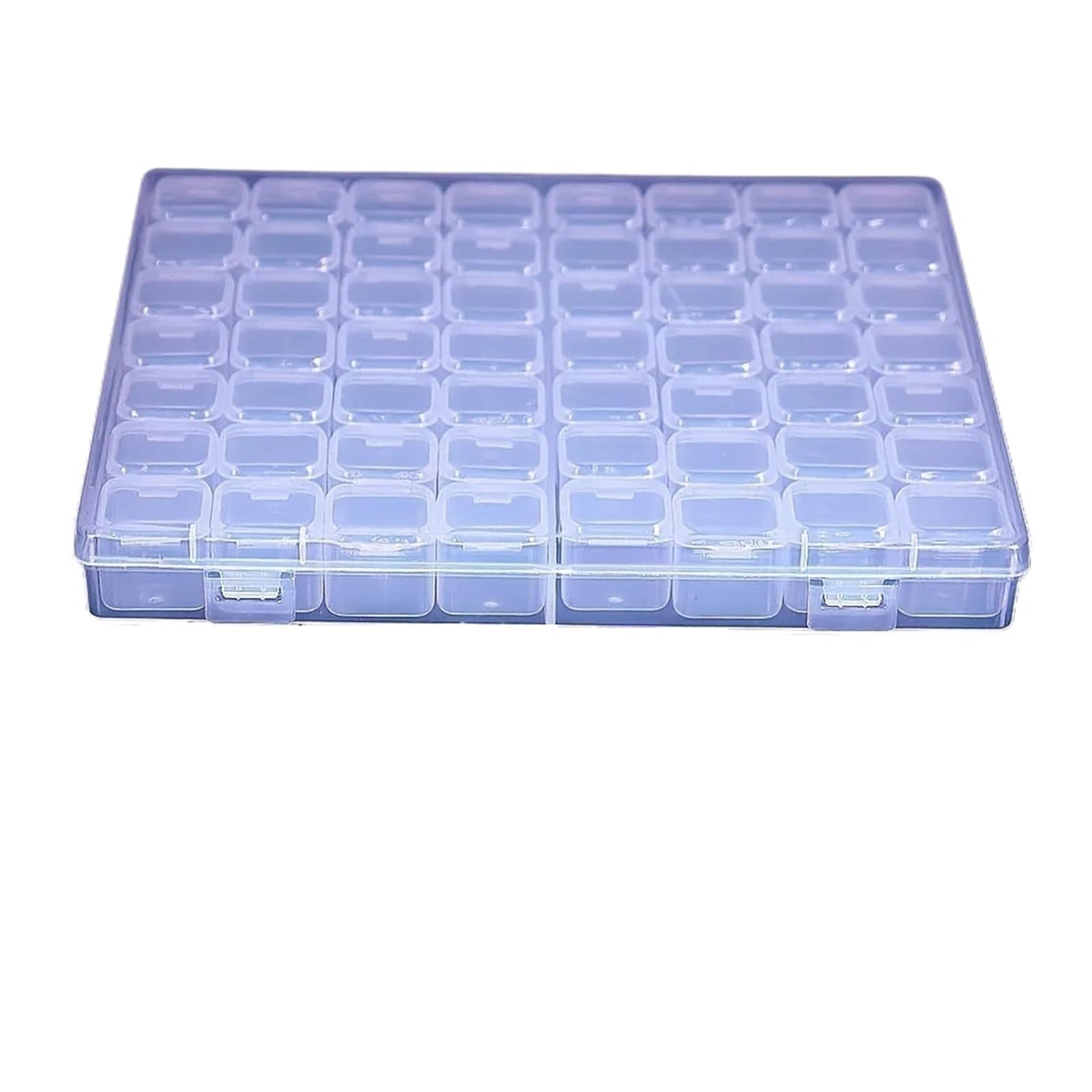 XPJYUA Fuse Beads Organizer 1 Set Of 28/56 Grids, DIY Diamond Painting Tool, Jewelry Nail Loose Bead Organizer, Independent Rice Storage Container(56Grid)
