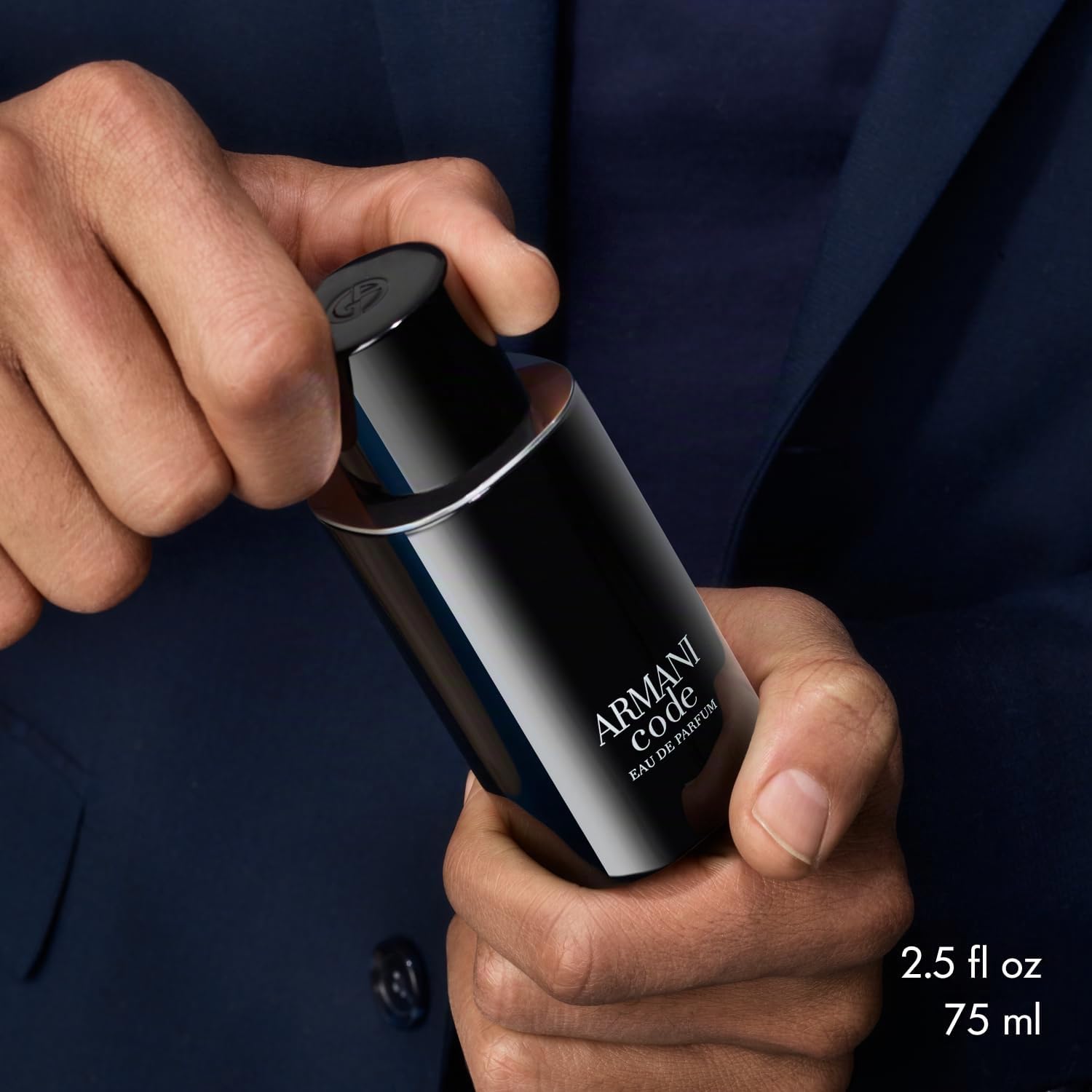 Armani Beauty - Codice - Eau de Parfum - Colonia Uomo - Profumo Uomo Fougère Ambery Speziato - Mandarino Verde, Noce moscata, Note di Fava Tonka