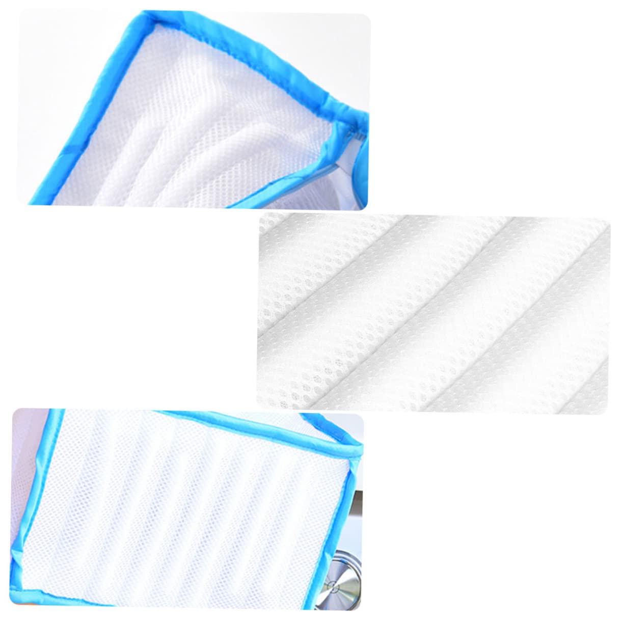 Zerodeko 3pezzi Borsa Per Lavaggio Scarpe Rete Sacchetto Lavatrice Con Cerniera Protegge Le Scarpe Da Deformazioni Durante Lavaggio Per Sneakers
