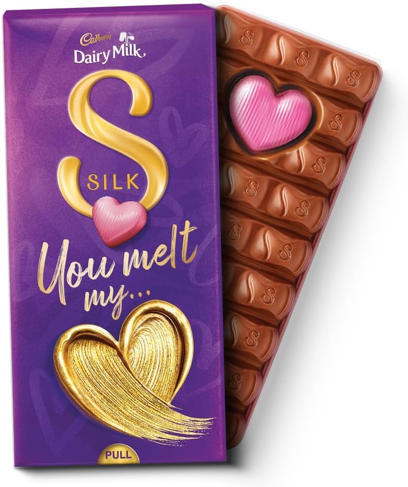 DAIRY MILK SILK HEART BLUSH CHOCOLATE BAR GIFT PACK 250 G