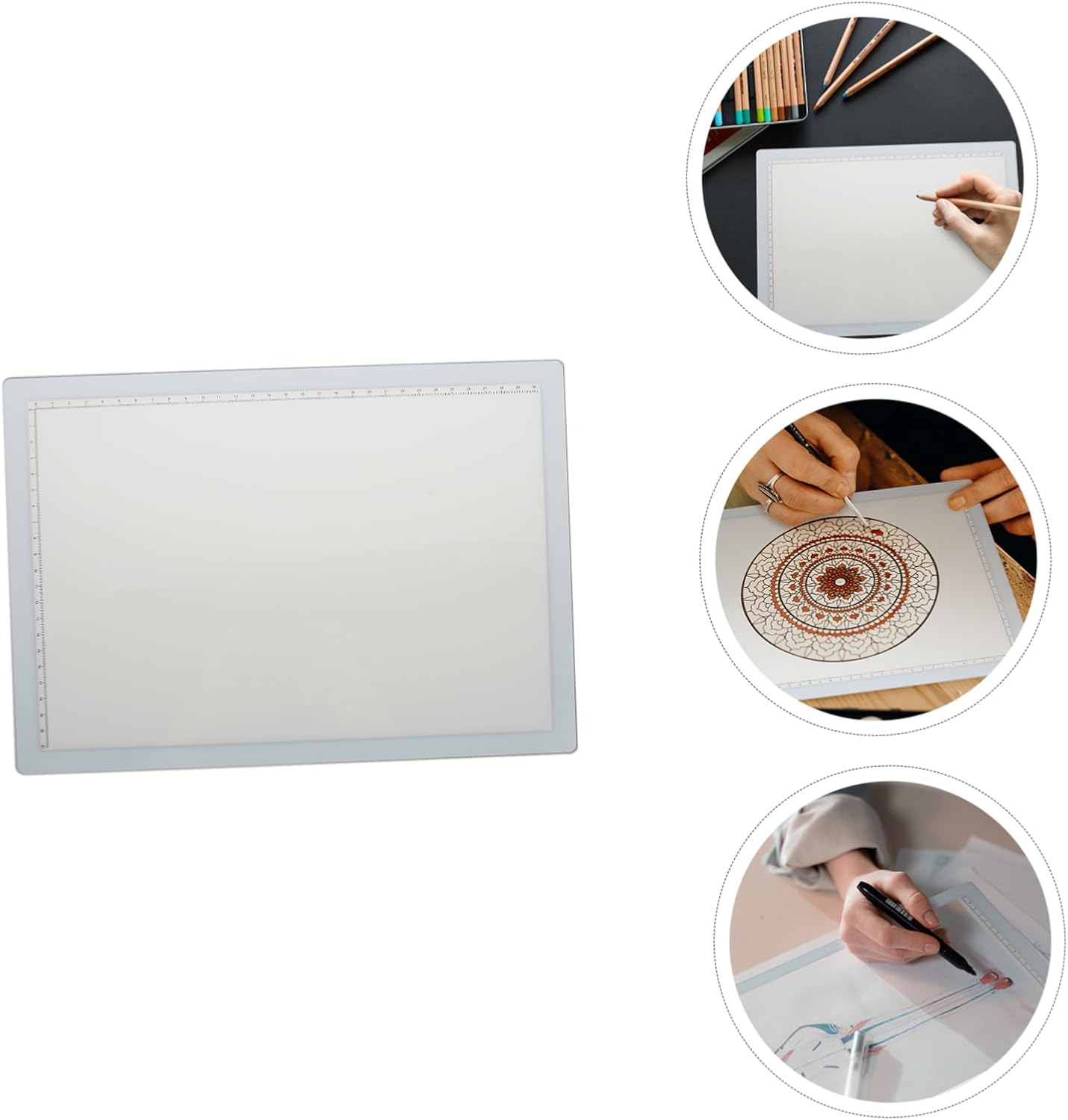 DOITOOL A4 Copying Writer Board Magnet Rechargeable Tracing Pad for Artists Portable Drawing Board for Sketching and Calligraphy for Students and Hobbyists