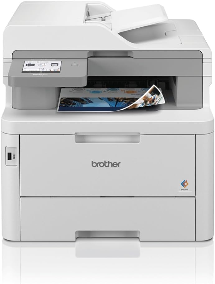 Brother MFC-L8340CDW Professional Compact Colour LED All-in-one Printer,Print, copy, scan and fax, Wireless, USB 2.0,UK Plug
