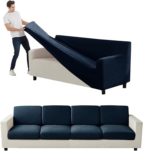 Miniatura 132 de Funda para Sofá de Terciopelo, Fundas Elásticas para Sofá para Funda Principal Separada/Respaldos y Cojines de Asiento, Funda para Sofá, para Fundas