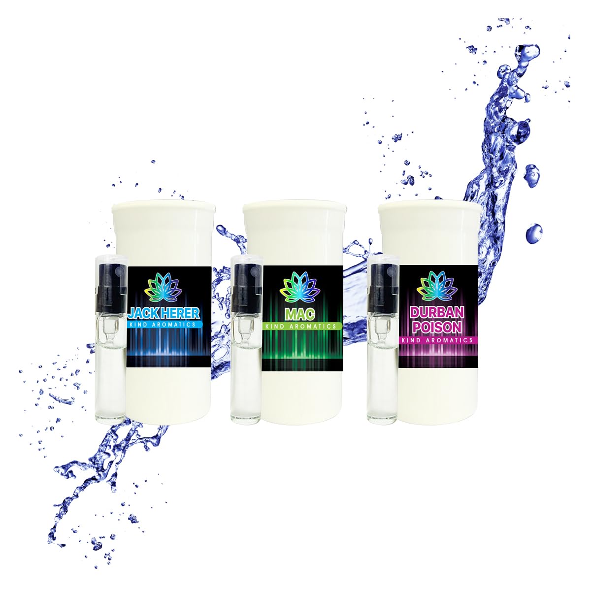 Kind - Variety Spray Pack - 3 x 2.5ML - All Natural Flavoring - Food Grade - Kosher (Urban 1)