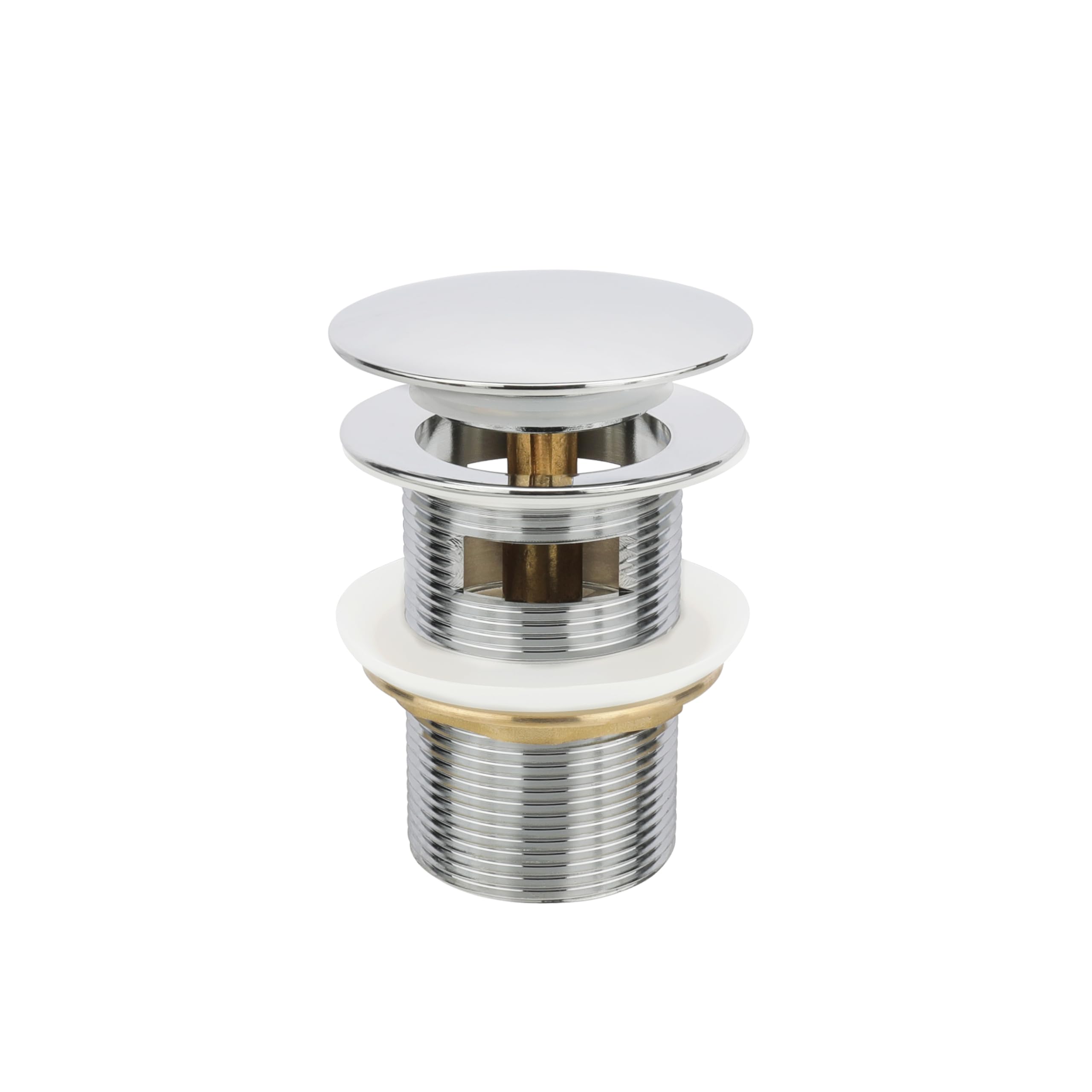 Leirsdam Chrome Freestanding Bathtub Drain Stopper, Compatible With Drain Kit