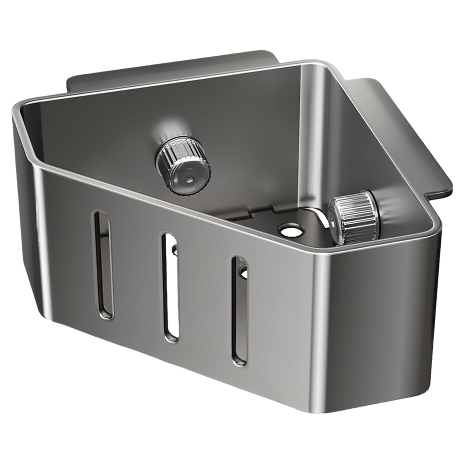 NRVTRE Aluminum Sink Shelf Holds Cooking Gear Safely Without Drilling Easy Clean Sink Cart