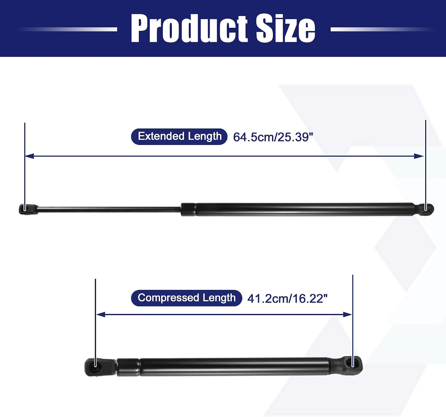 X AUTOHAUX 2pcs Upper Tailgate Lift Support Gas Struts Gas Spring Shock for Land Rover Range Rover Sport Model 2006-2011 Sport Utility without Power Gate Only
