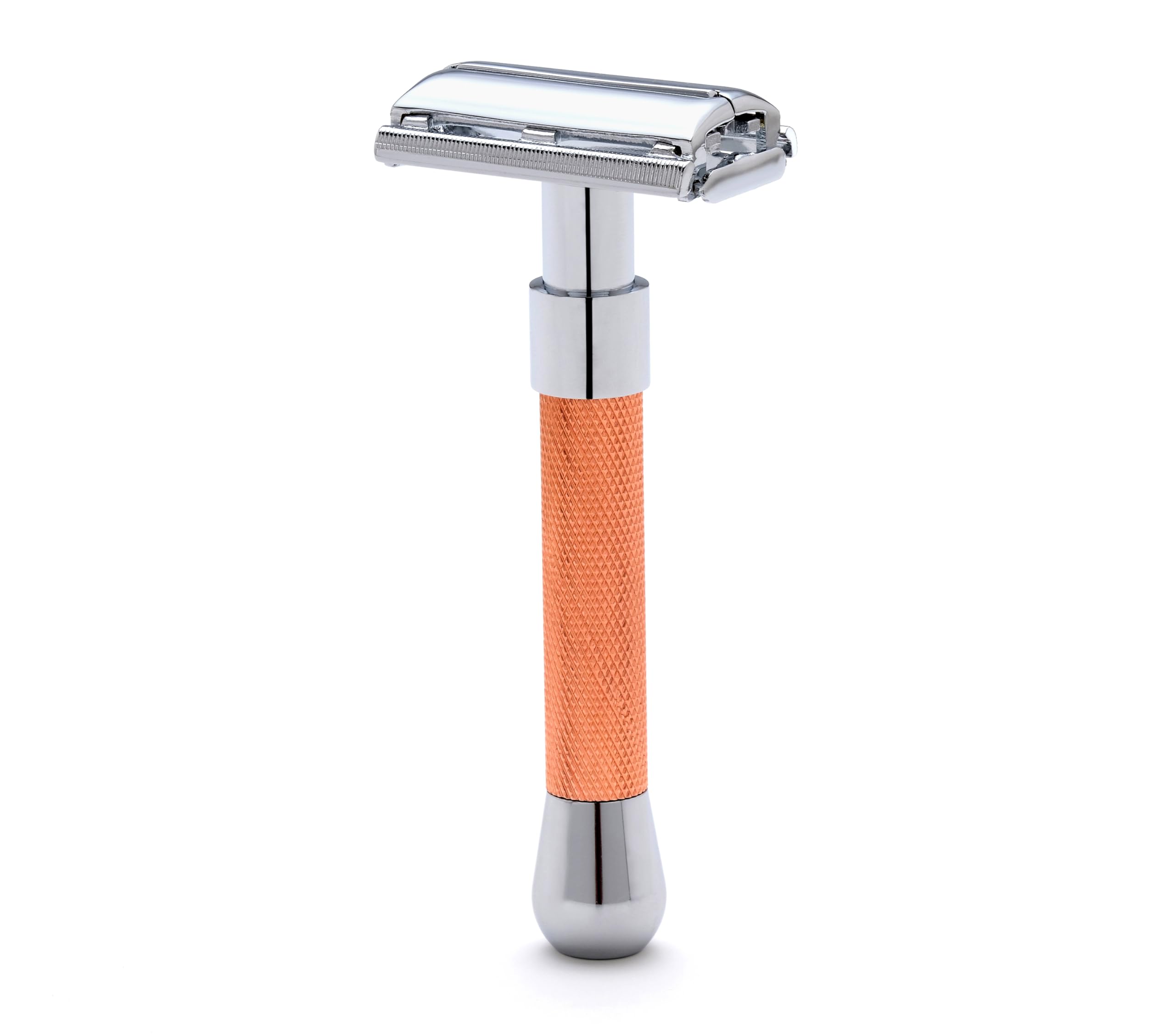 Rolason Brass Alloy Butterfly open one piece double edge Brass metal safety razor for men (LG92_RoseGold) (B0CLDPJZCK) Amazon Price History, Amazon Price Tracker
