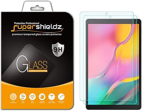 Supershieldz Protector de pantalla diseñado para Samsung Galaxy Tab A 10.1 (2019) (modelo SM-T510), antiarañazos, sin burbujas