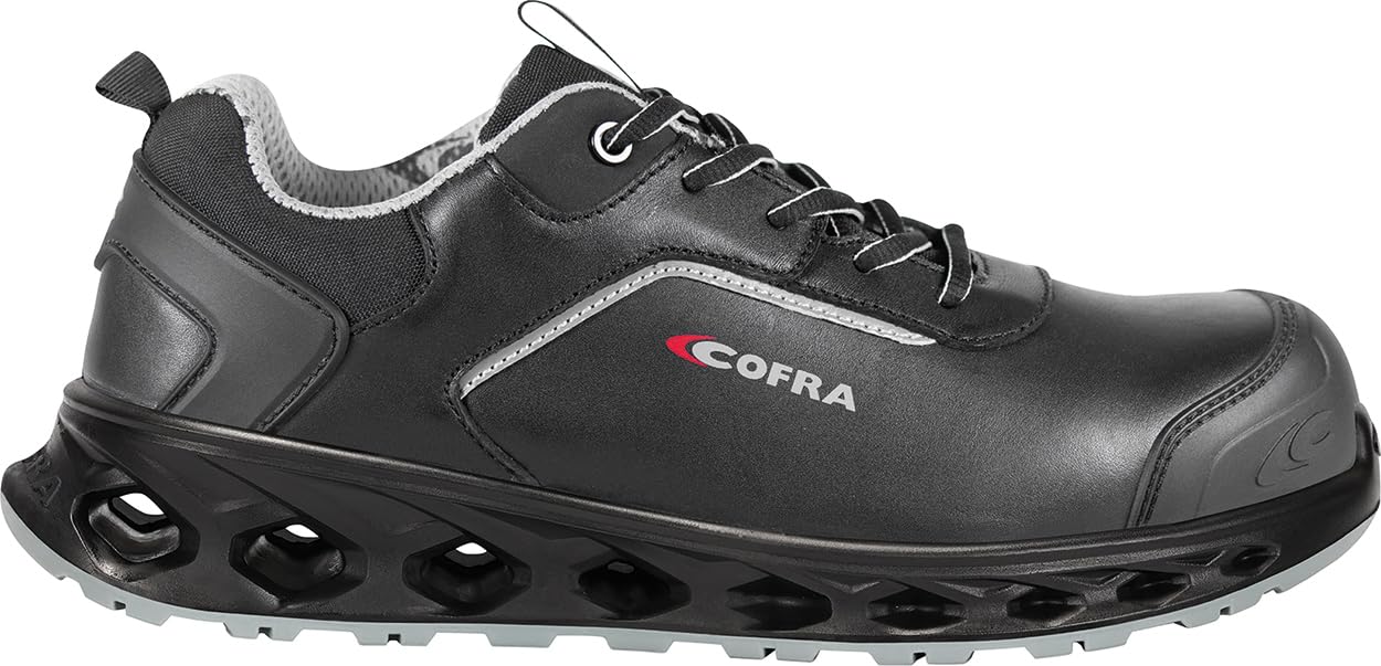 COFRA Endurance Scarpe Antinfortunistica Uomo Donna S3 Calzature da Lavoro Tomaia in Pelle Idrorepellente Basse Calzata Comoda
