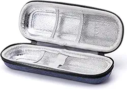 Estojo de viagem para caneta térmica de insulina com bolsas de gelo aprovadas, bolsa térmica de medicamentos para diabéticos para canetas de insulina e armazenamento de suprimentos para diabéticos