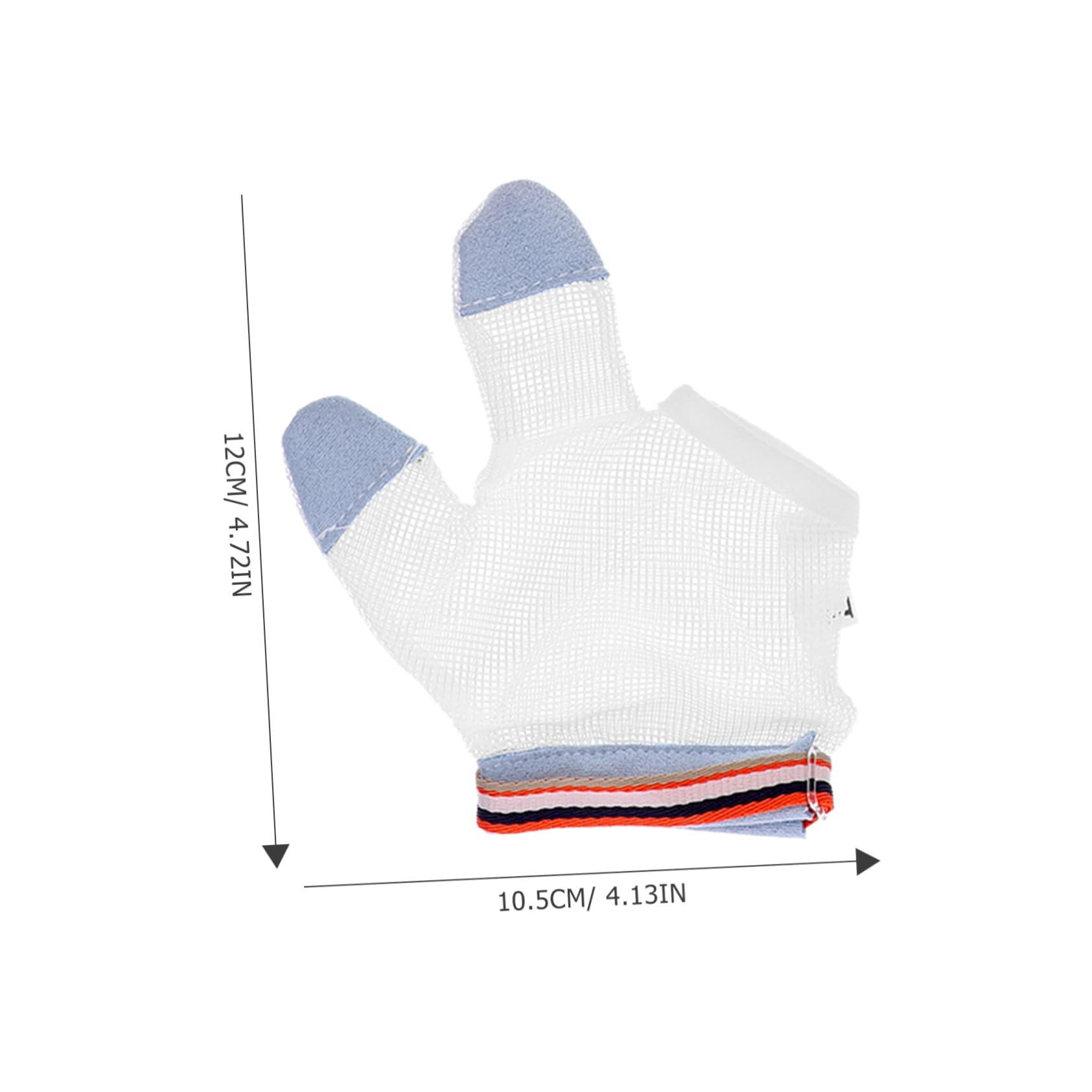 Abaodam 10 Paia guanti da morso ad anello per le dei neonati giocattoli massaggiagengive stimolanti guanti antigraffio tappo aspirante per succhiare le rete