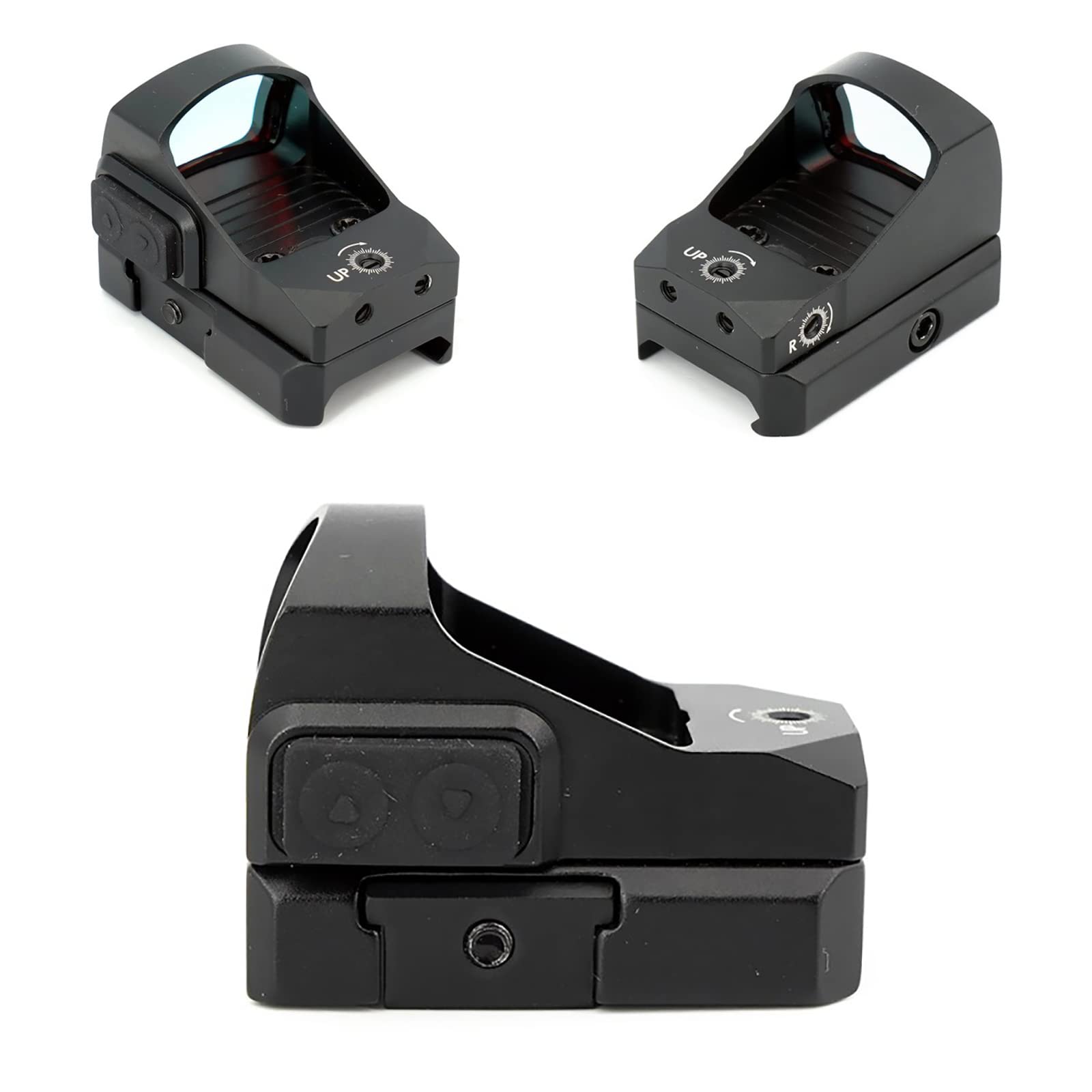 viseur Tactique à Point Rouge 3MOA avec Support de Pipe Picatinib de 20 mm, viseur à réflexion holographique Optique