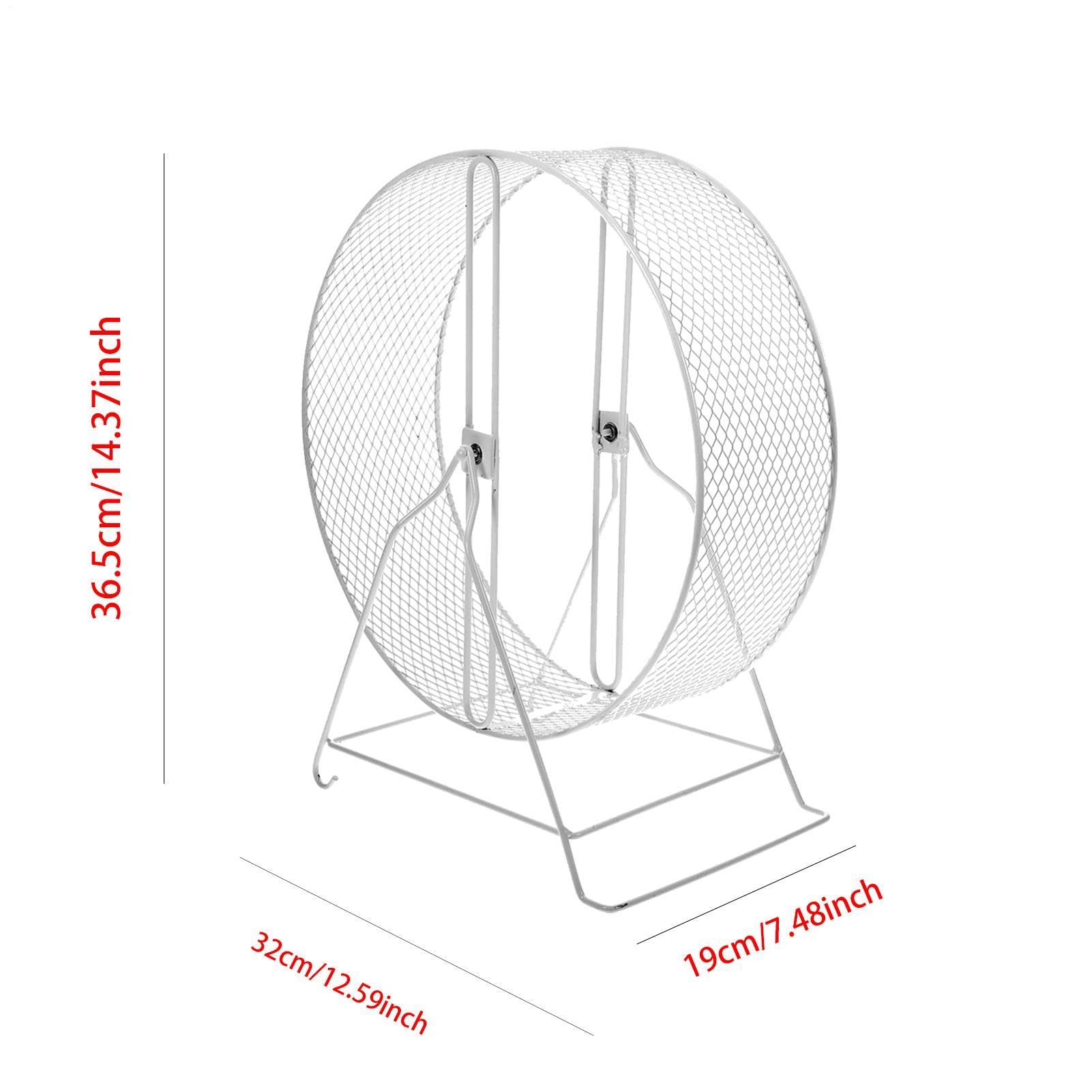 Roue pour hamster - 21 x 15 x 23 cm - Construction légère en fer