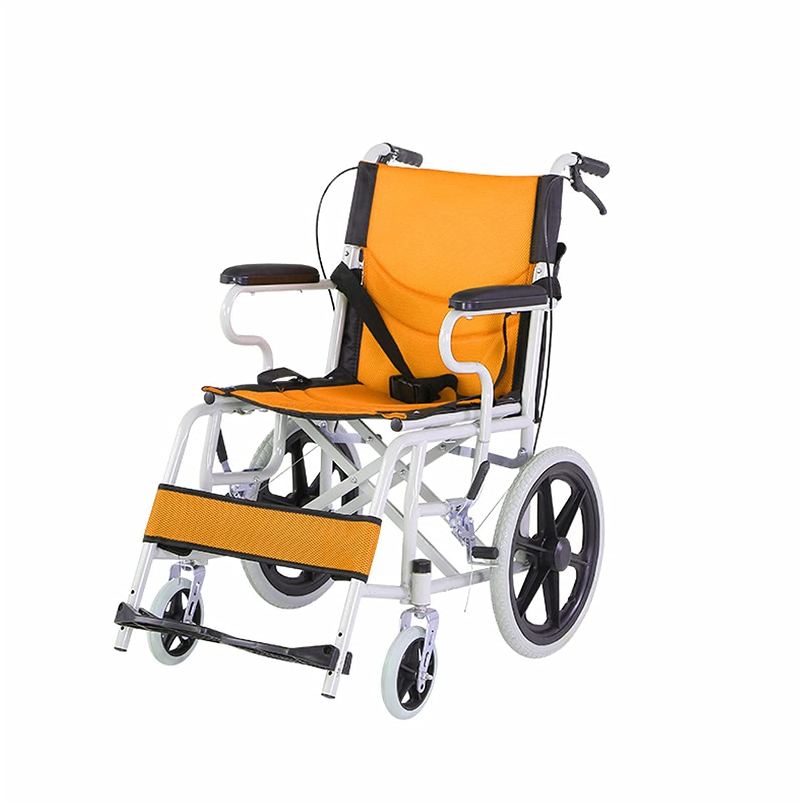 Sillas de Ruedas Plegables Silla de Ruedas de Transporte Plegable, Silla de Ruedas para Oficina Silla de Ruedas para Ancianos Silla de Ruedas Manual Ligera